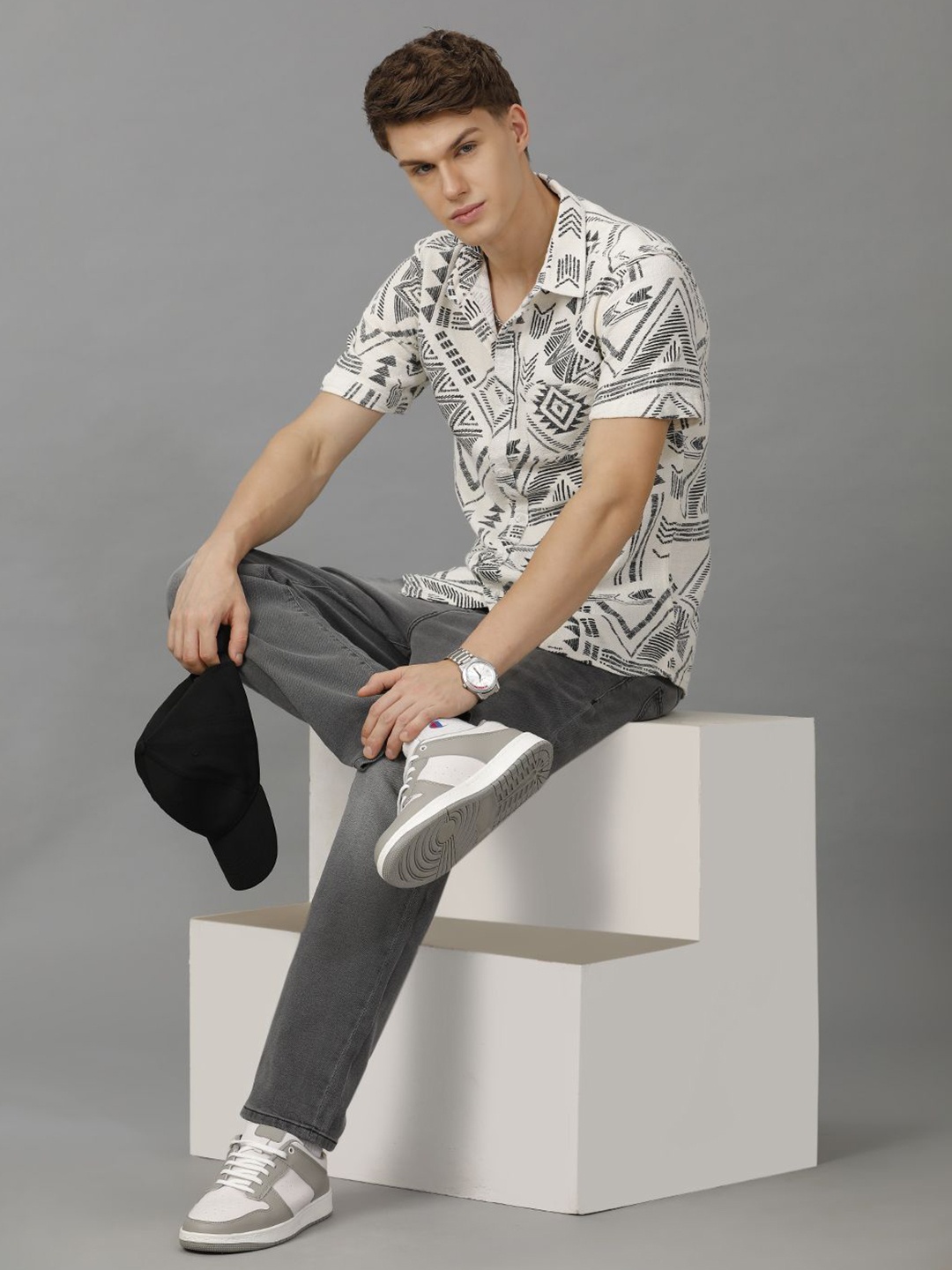 

Voi Jeans Men Slim Fit Tartan Checks Opaque Printed Casual Shirt, Multi