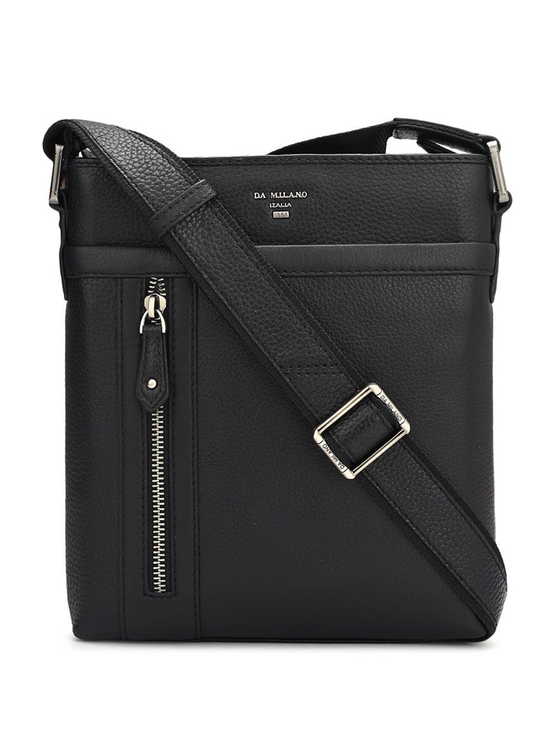 

Da Milano Men Messenger Bag, Black