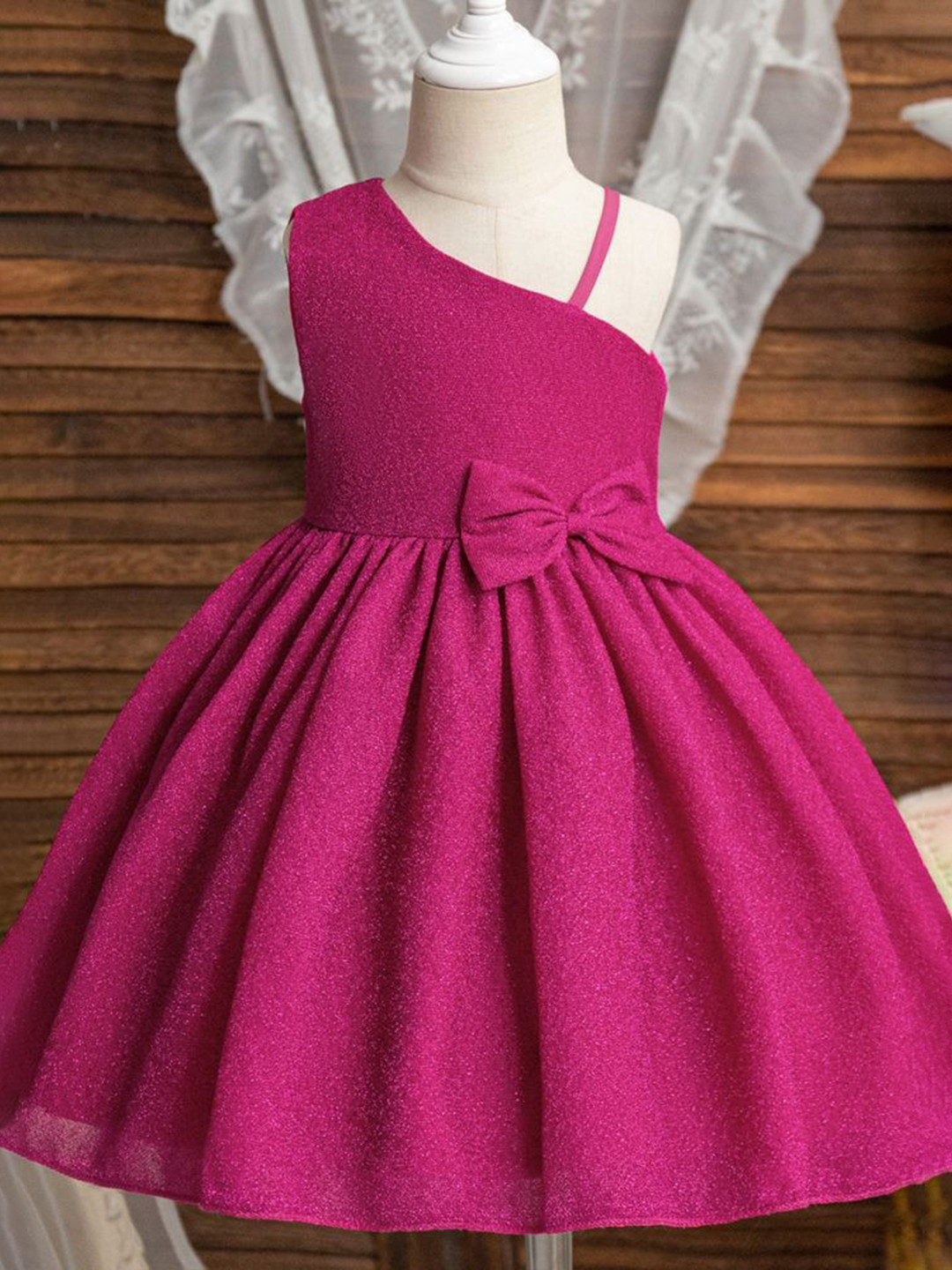 

LULU & SKY Fit & Flare Dress, Pink