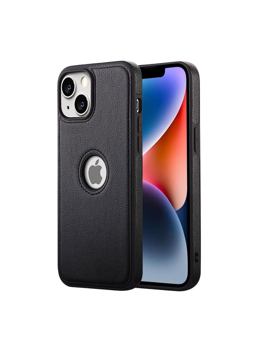 

LIRAMARK Solid Printed iPhone 14 Back Case Mobile Accessories, Black