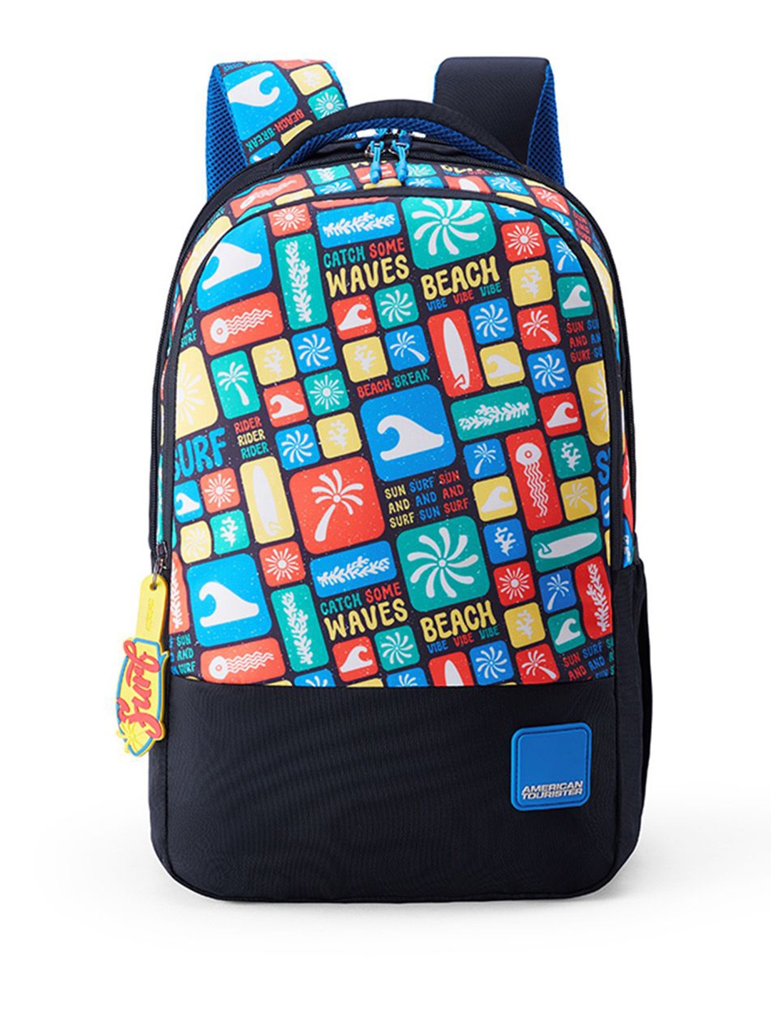 

AMERICAN TOURISTER Unisex Kids Typography Backpack, Black