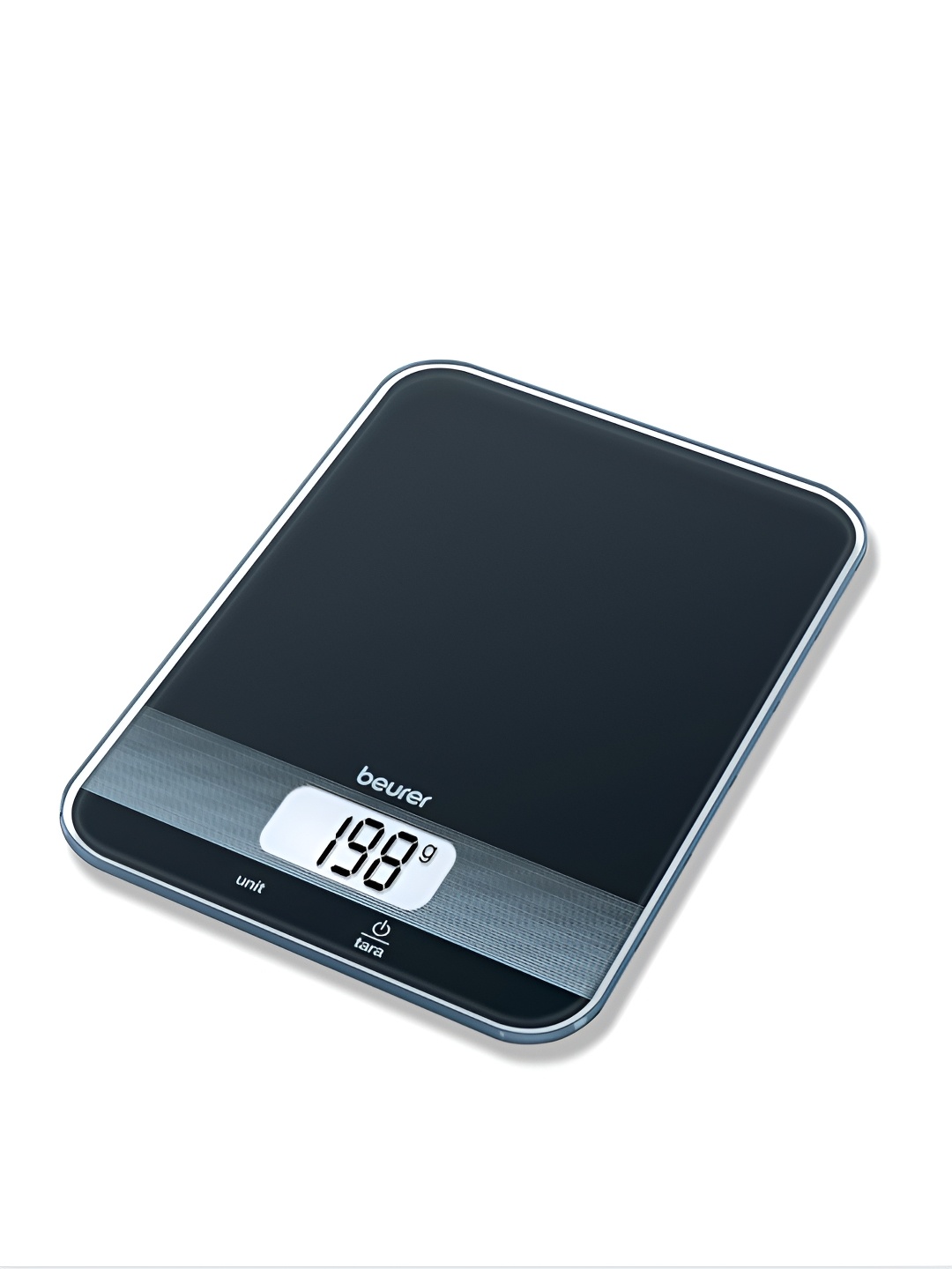 

beurer KS 19 Black & Grey Ultra Slim LCD Display Kitchen Weighing Scale
