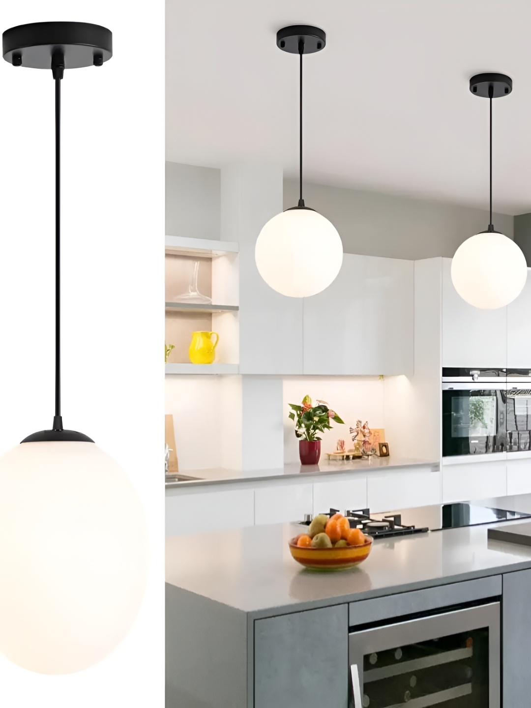 

GAUVIK Black Ceiling Lamp