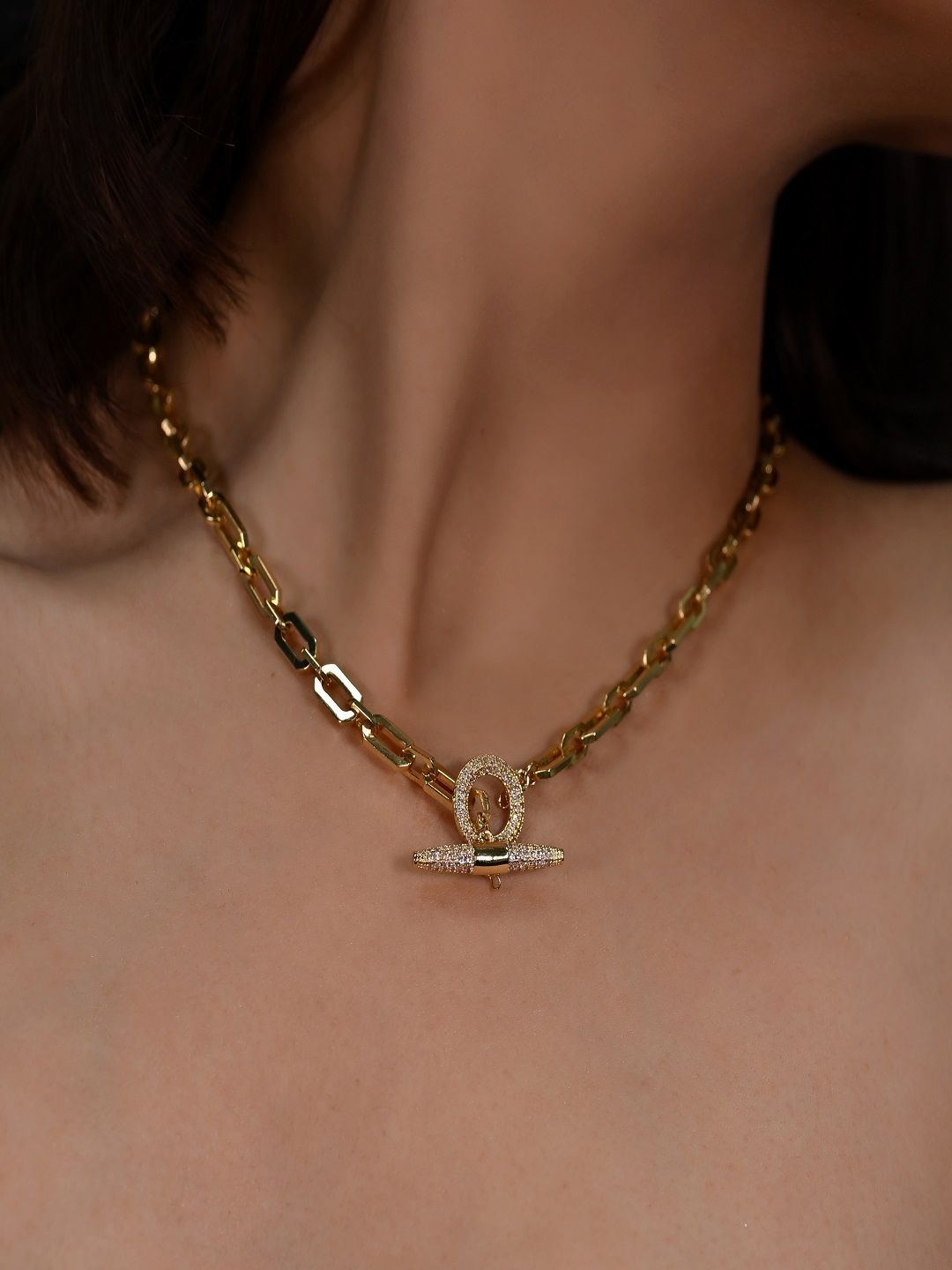 

Nirvana Brass Gold-Plated Bohemian Chain