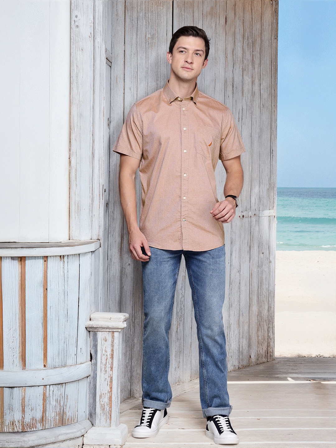 

Nautica Pure Cotton Classic Fit Casual Shirt, Mauve