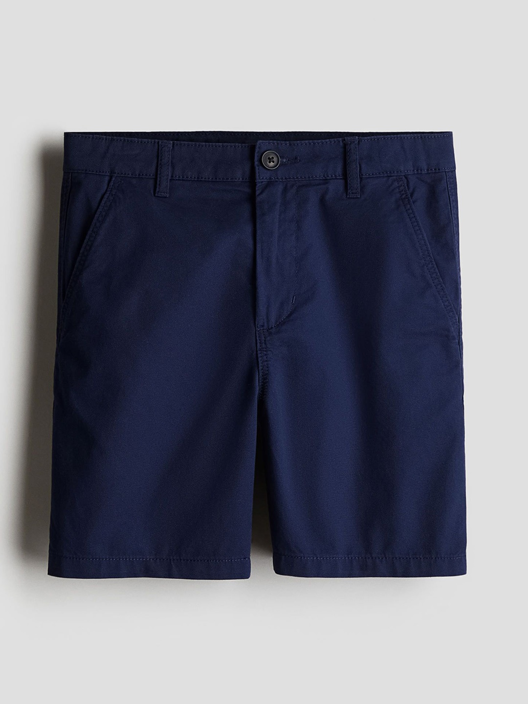 

H&M Cotton Chino Shorts, Blue