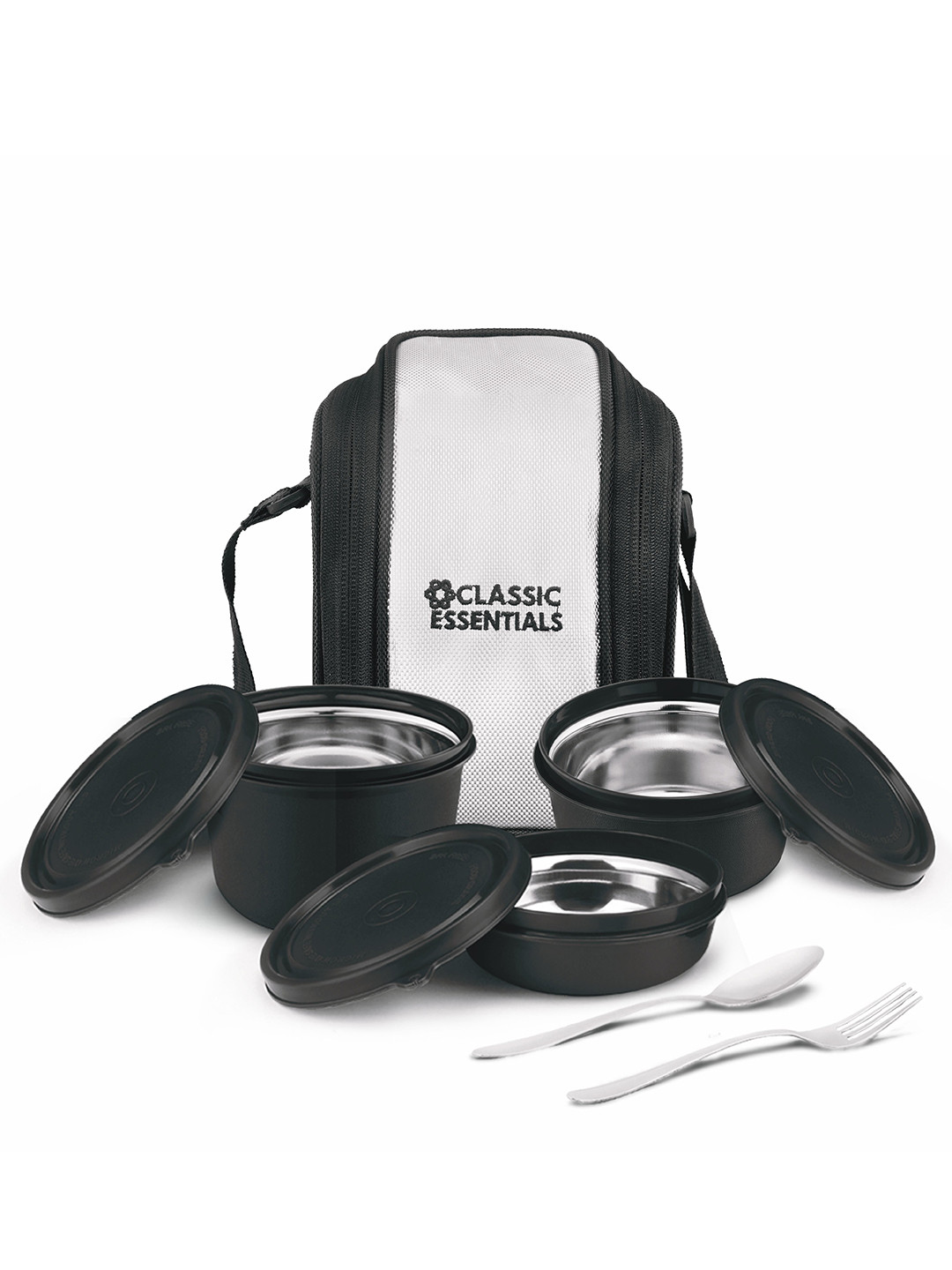 

Classic Essentials Unisex Grey Lunch Box