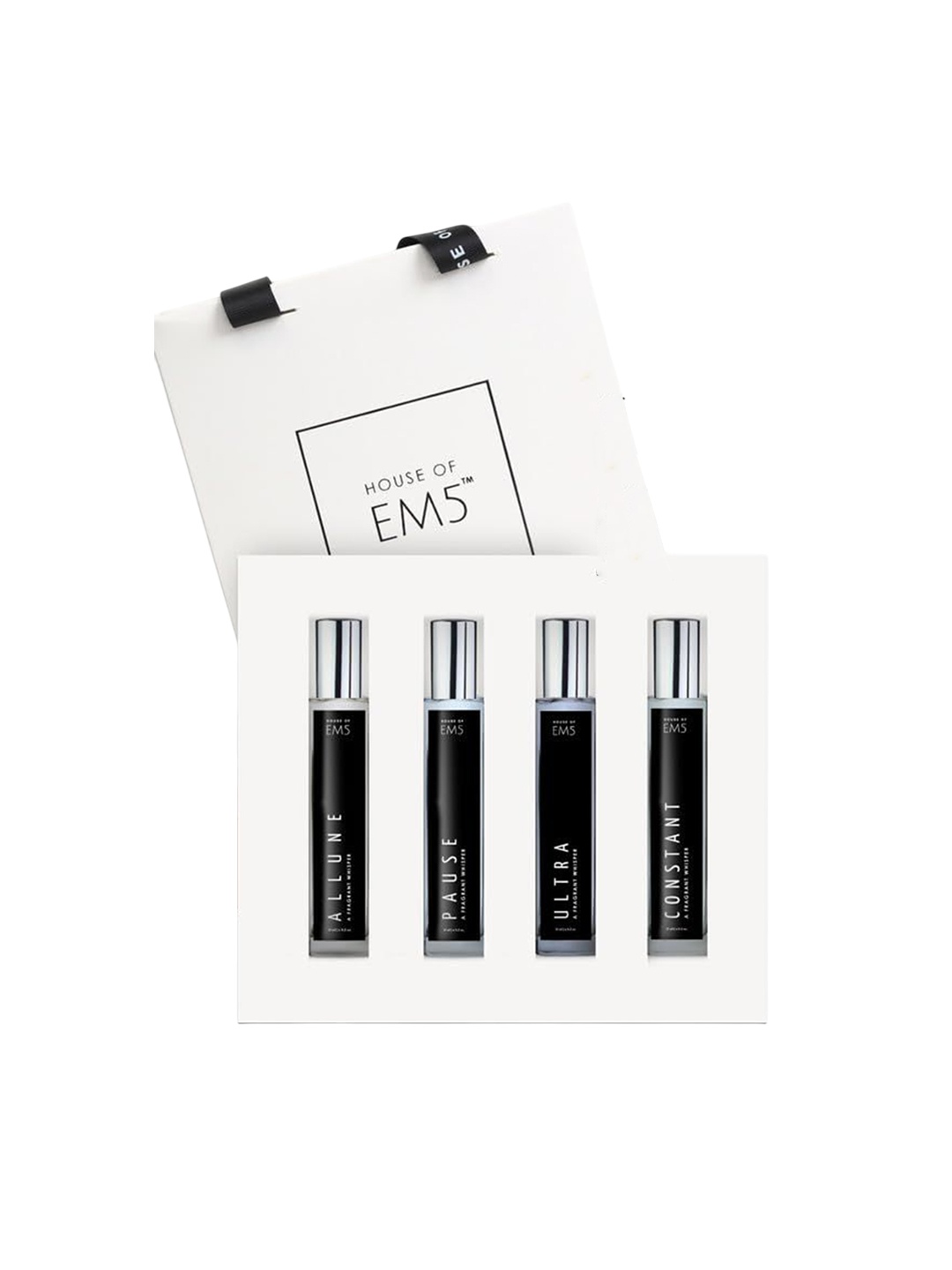 

EM5 Set Of 4 Allune Pause Ultra Constant Long Lasting Eau De Parfum - 15 ml Each, Transparent