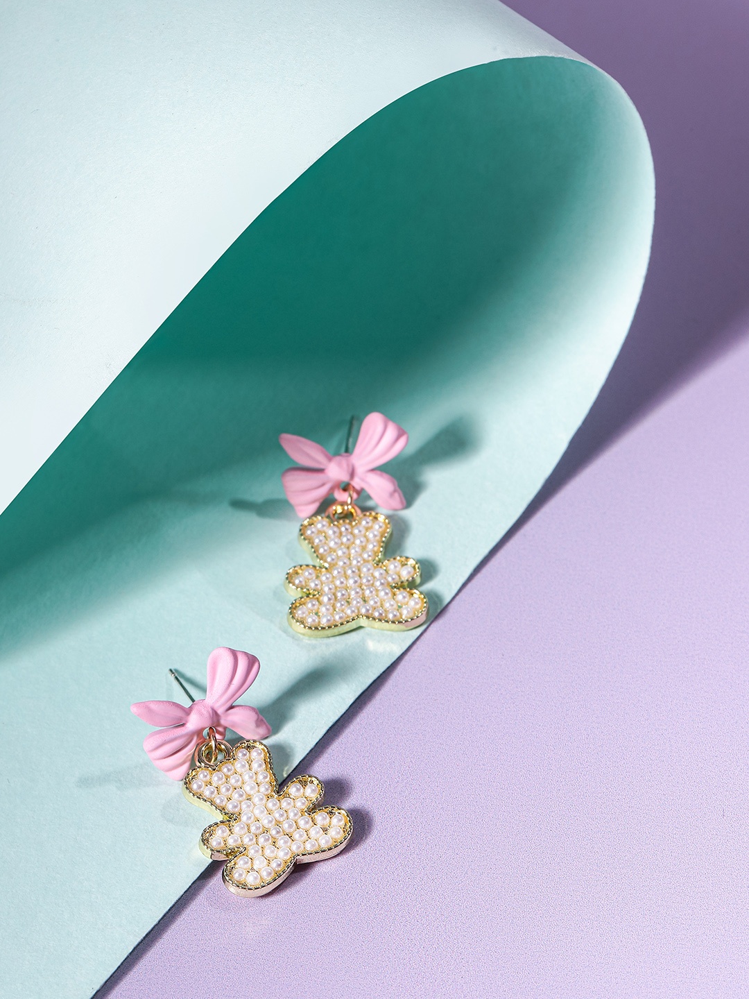 

DressBerry Quirky Drop Earrings, Gold