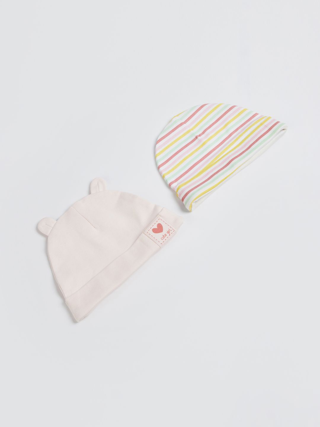 

Juniors by Lifestyle Girls Colourblocked Beanie, Cream