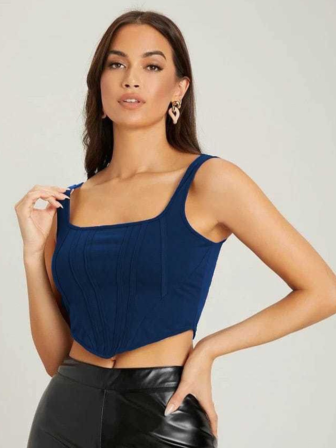 

NiloBerry Crop Top, Navy blue