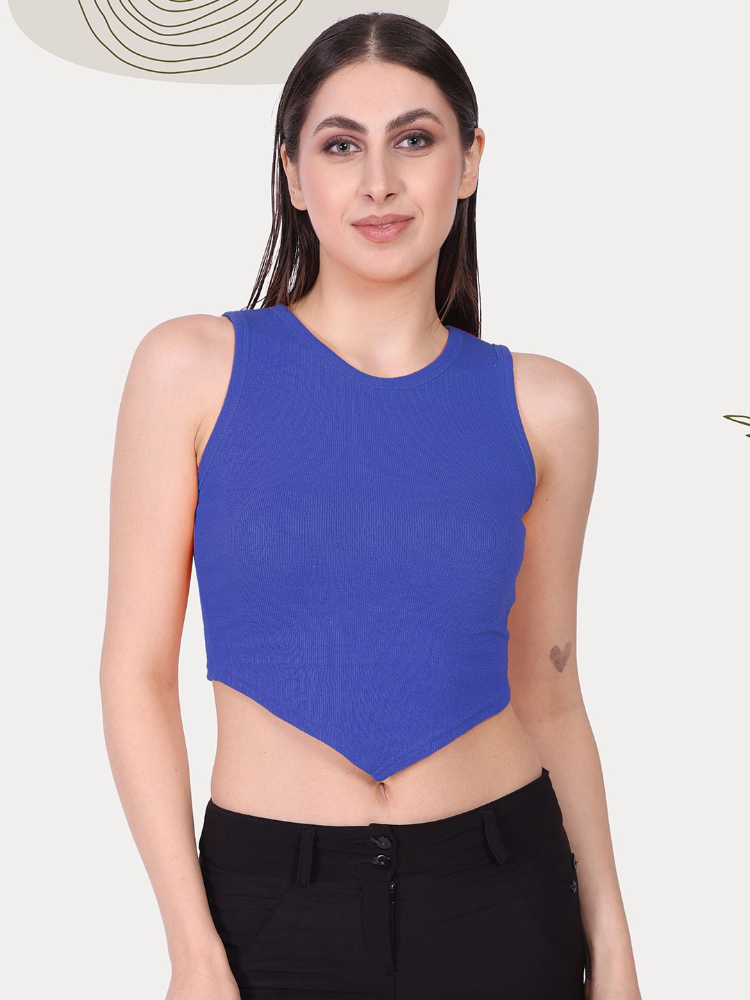 

Mast & Harbour Cotton Top, Blue
