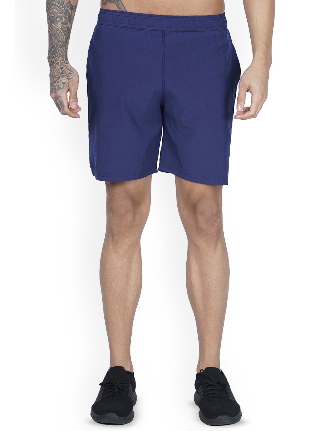 

GOTO Men Training or Gym Sports Shorts, Navy blue