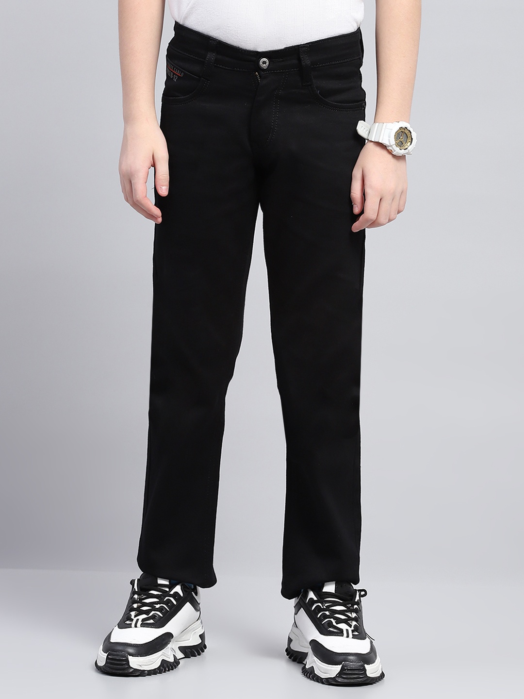 

Monte Carlo Boys Highly Distressed Jeans, Black