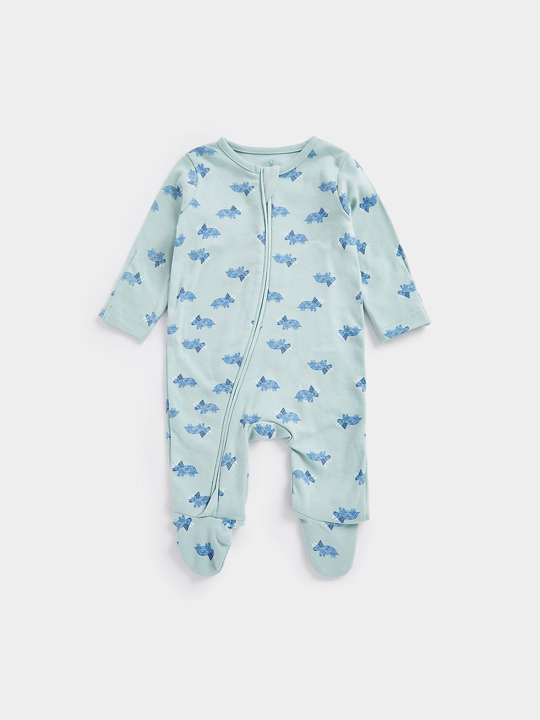 

mothercare Boys Printed Sleepsuit, Green
