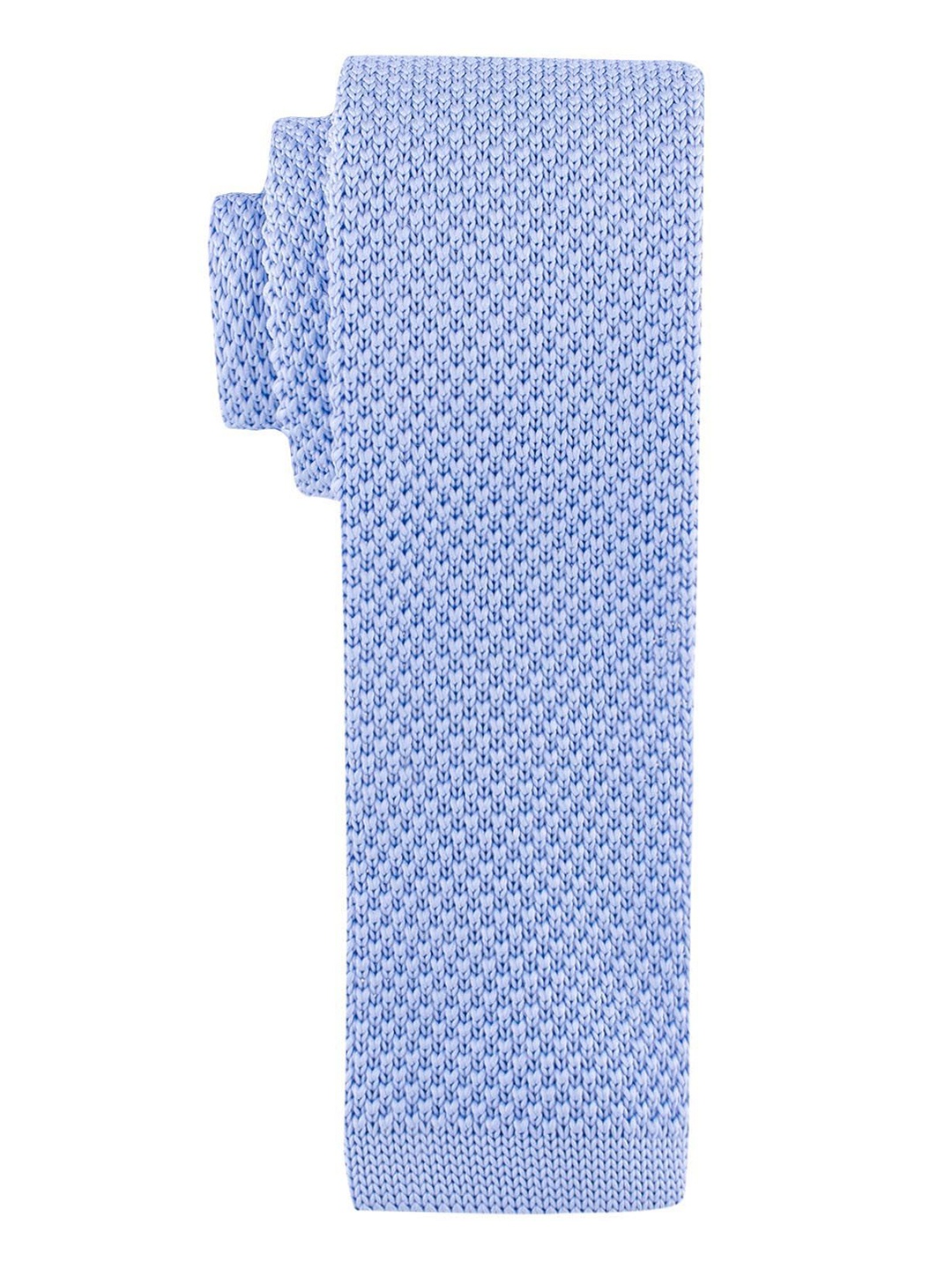 

The Tie Hub Men Woven Design Broad Tie, Blue