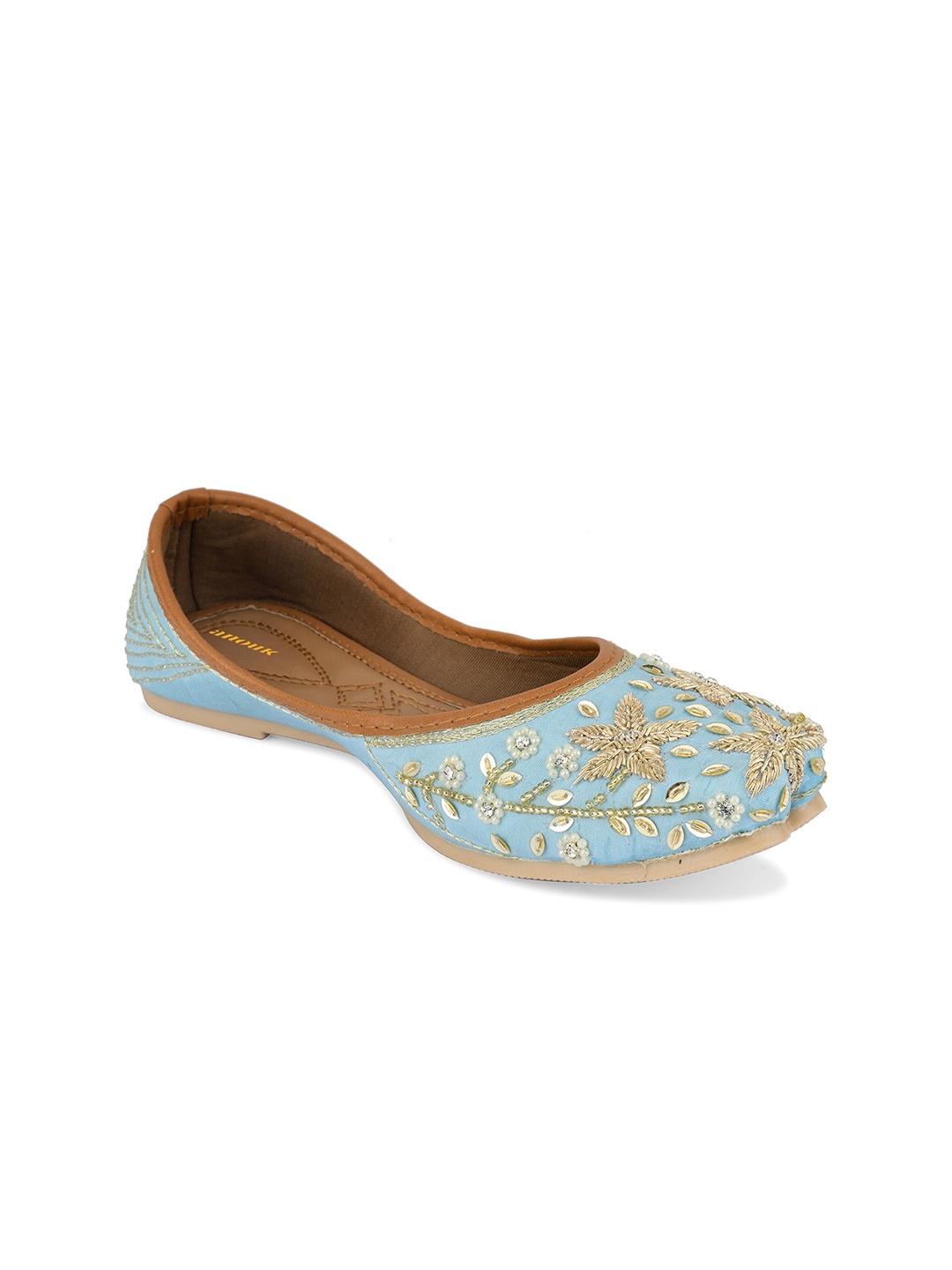 

Anouk Women Embellished Ethnic Mojaris Flats, Blue