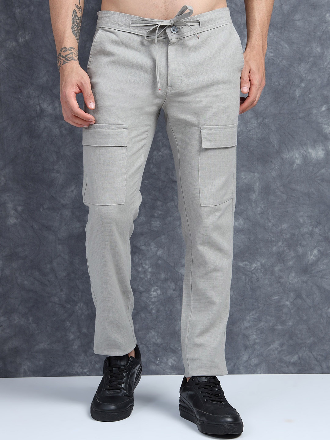 

Moda Rapido Men Brooklyn Trousers, Silver