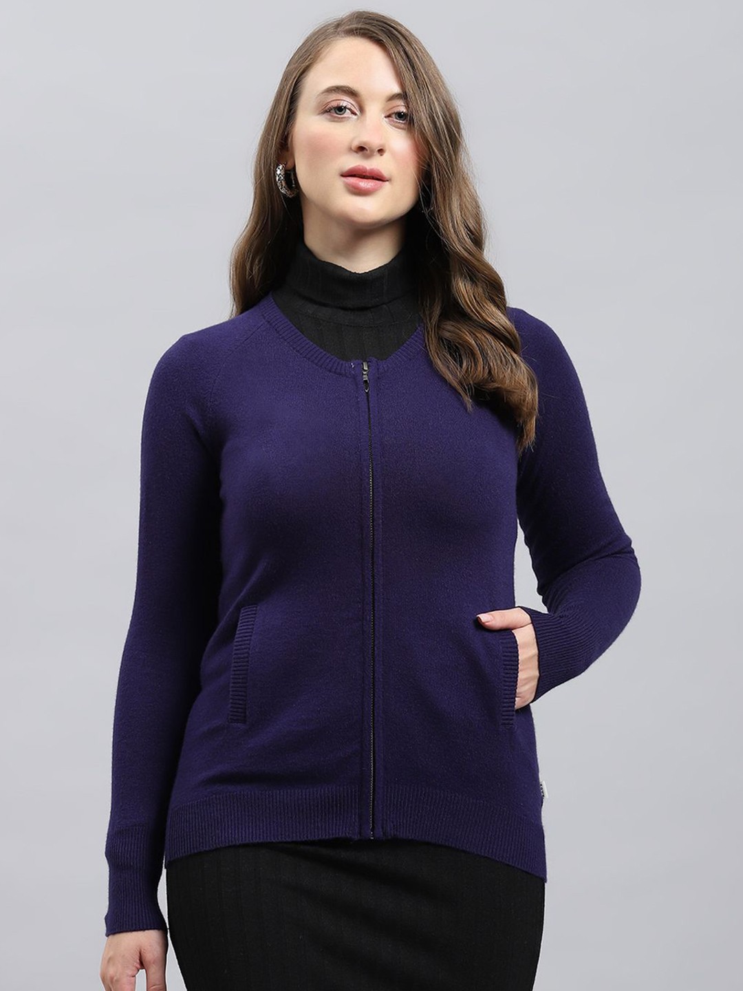

Monte Carlo Women Woollen Pullover, Purple