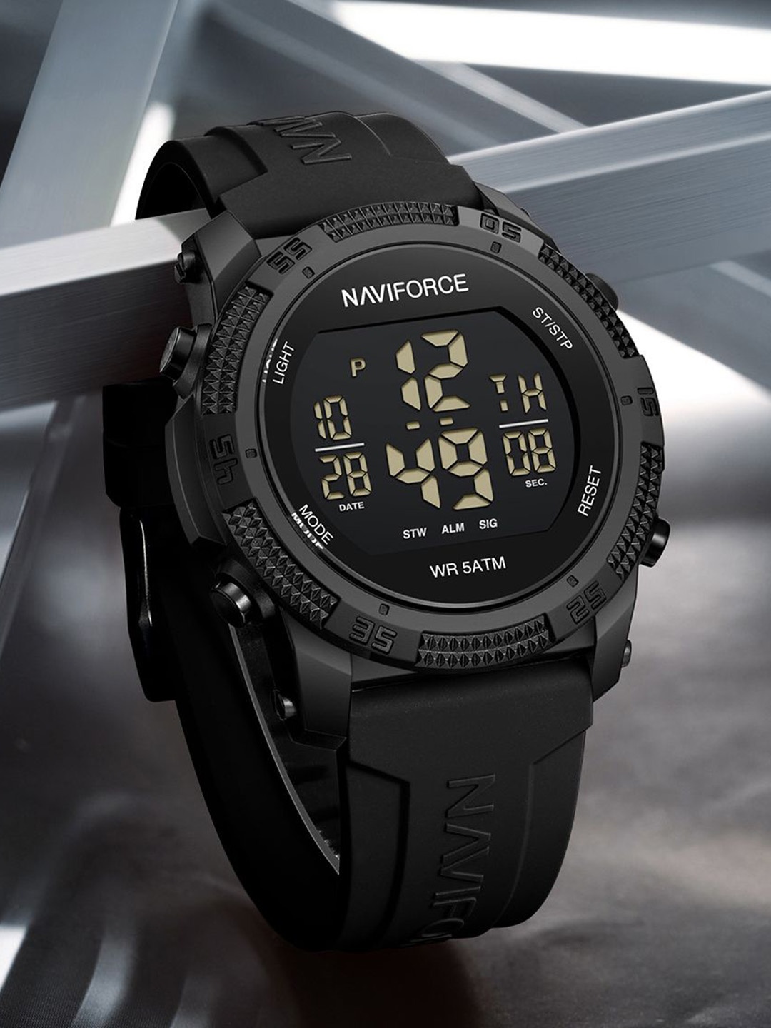 

Naviforce Men Dial & Straps Digital Watch NF7104_B B, Black