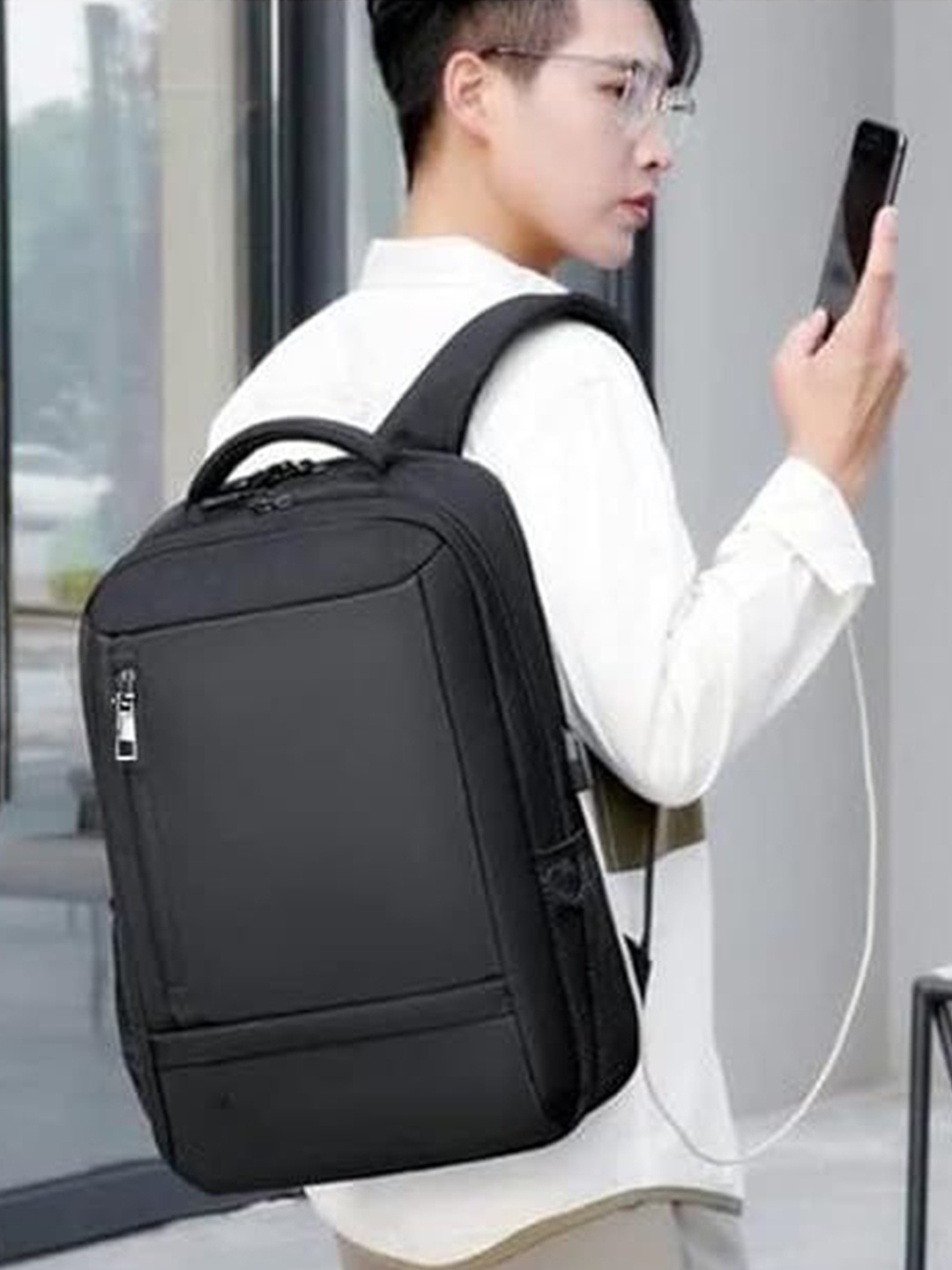 

True Human Padded Backpacks, Black