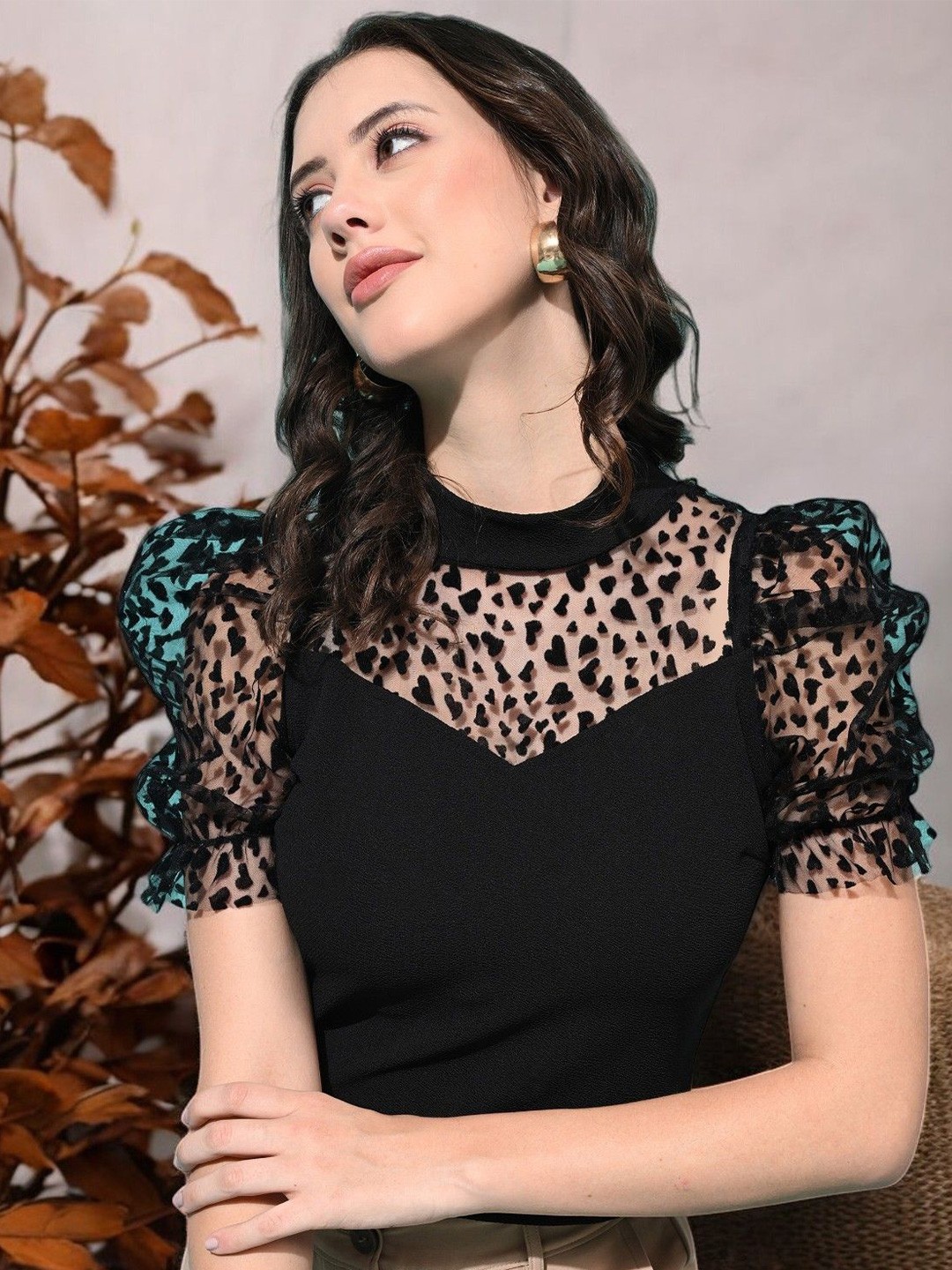 

IUGA Net Top, Black