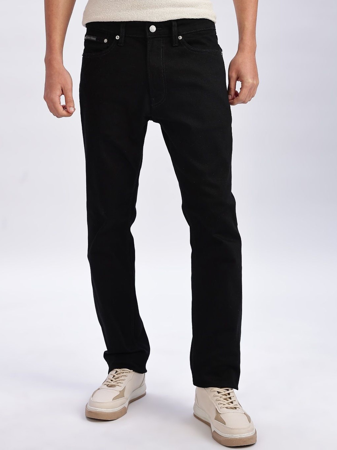 

Calvin Klein Jeans Men Slim Fit Stretchable Jeans, Black