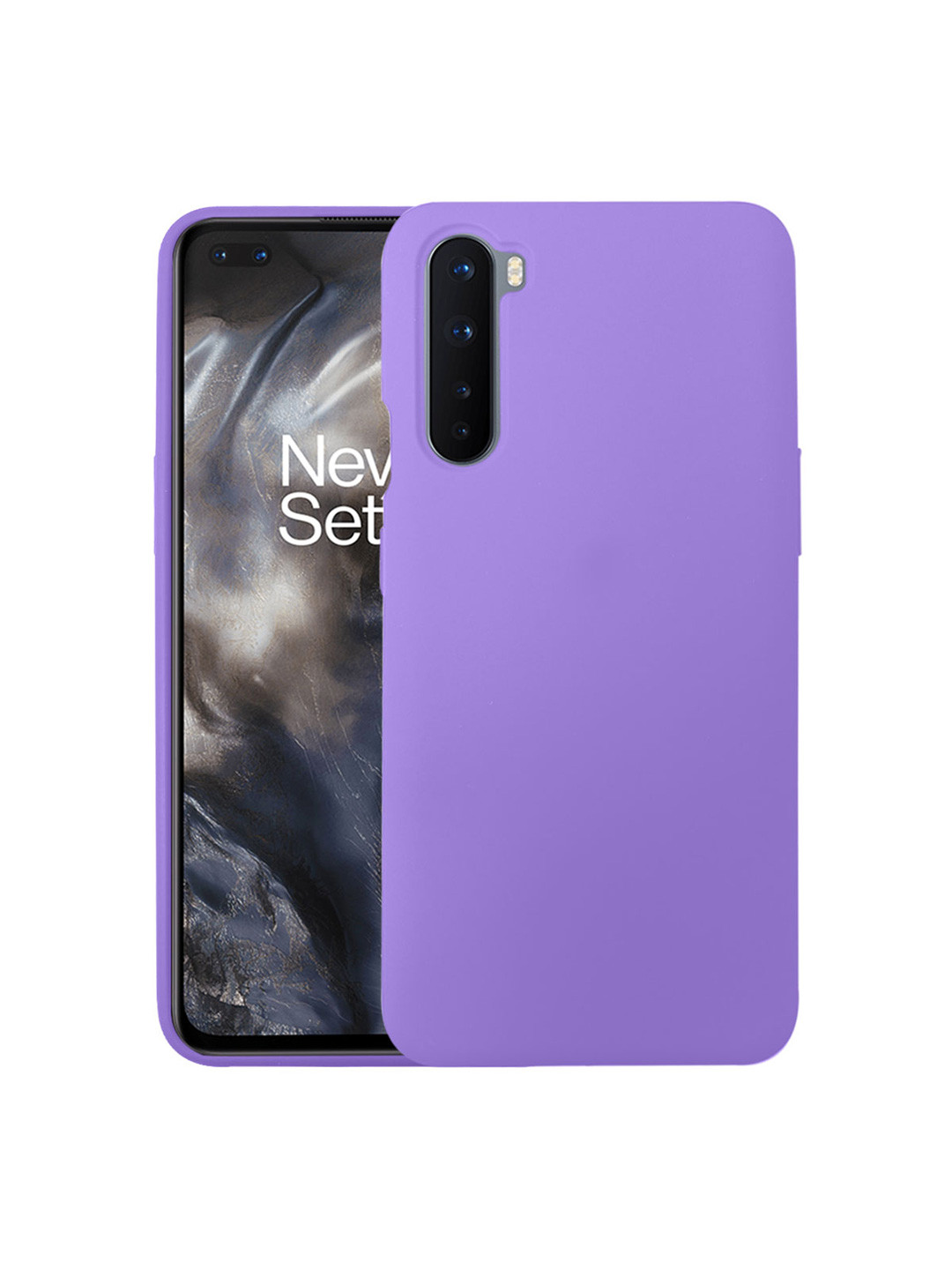 

LIRAMARK Solid Printed OnePlus Nord Back Case Mobile Accessories, Lavender