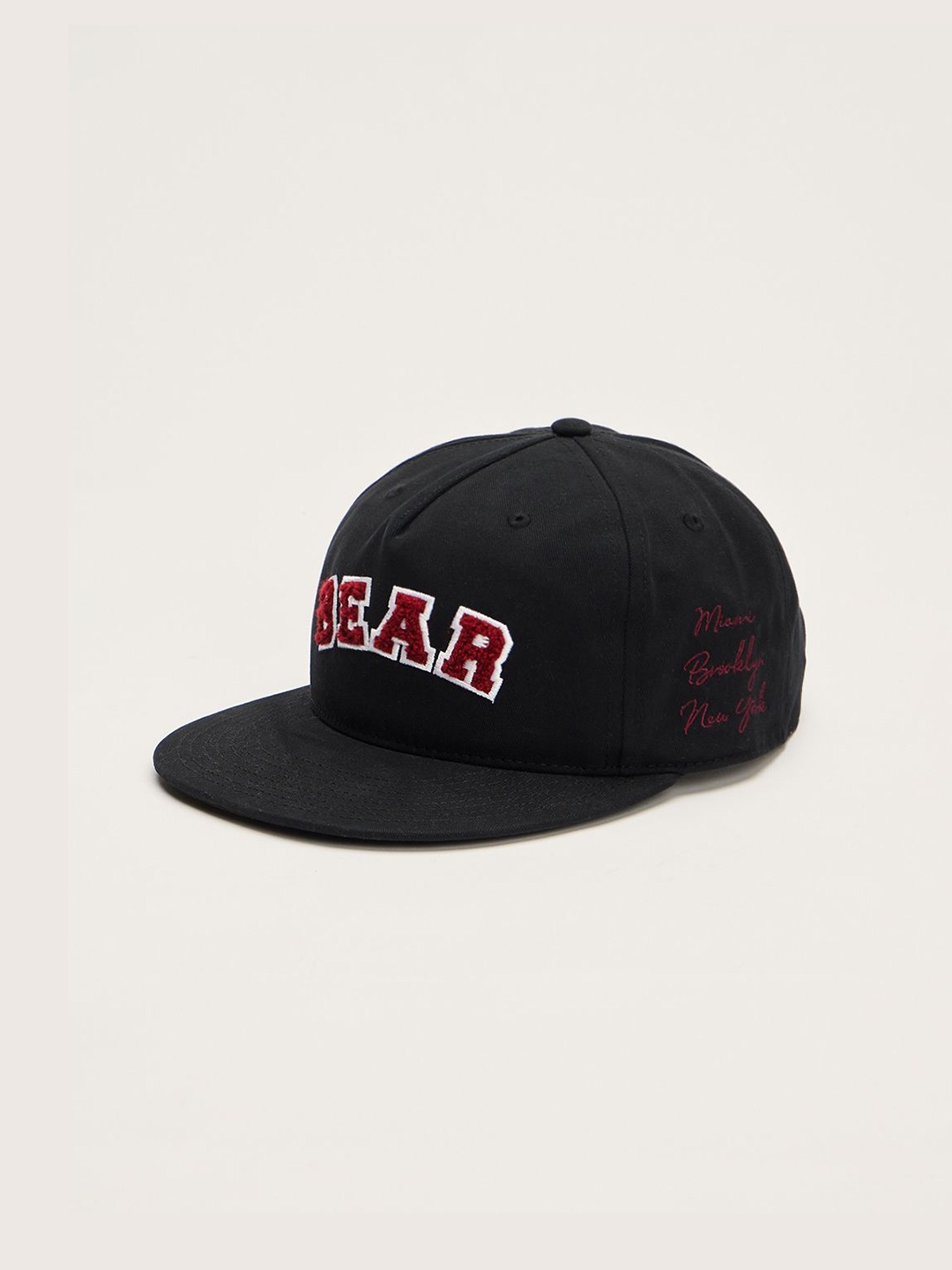 

THE BEAR HOUSE Men Printed Baseball Cap, Black