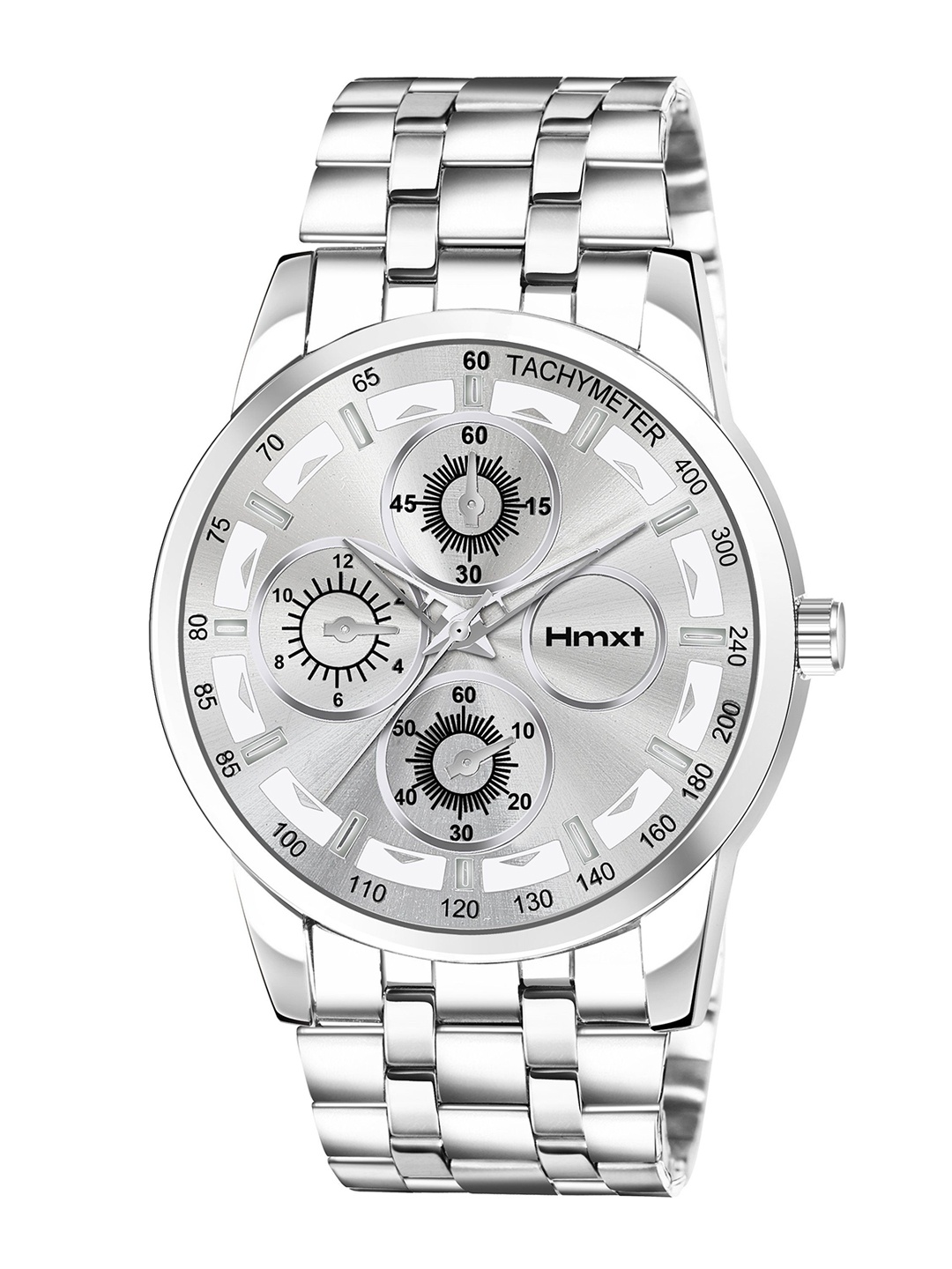 

HMXT Men Dial & Stainless Steel Straps Analogue Watch HMXT-134, White