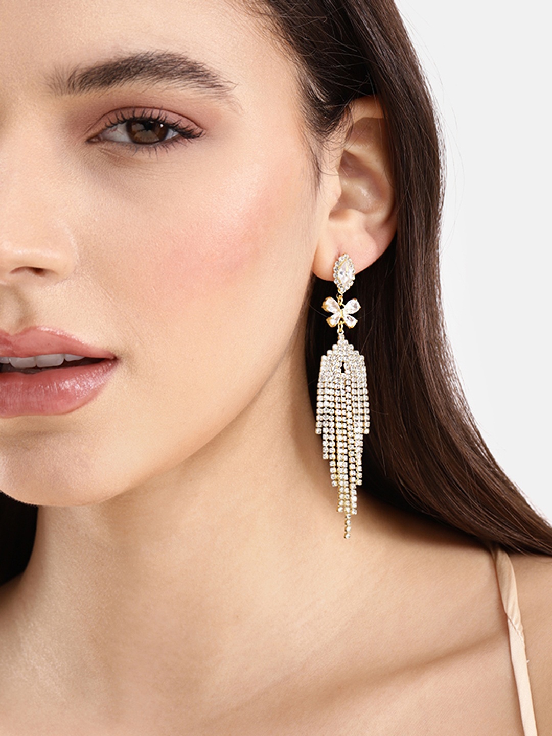 

DressBerry Contemporary Drop Earrings, Gold