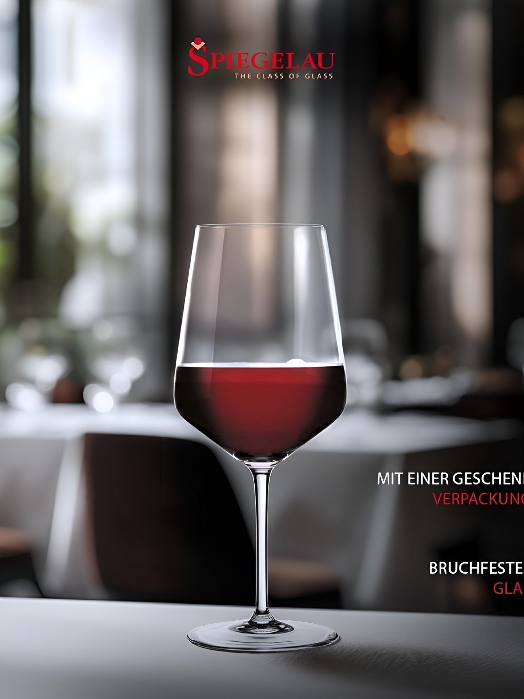 

Nachtmann 4670181 Style Red Wine Glasses (Set Of 6) Clear, Transparent