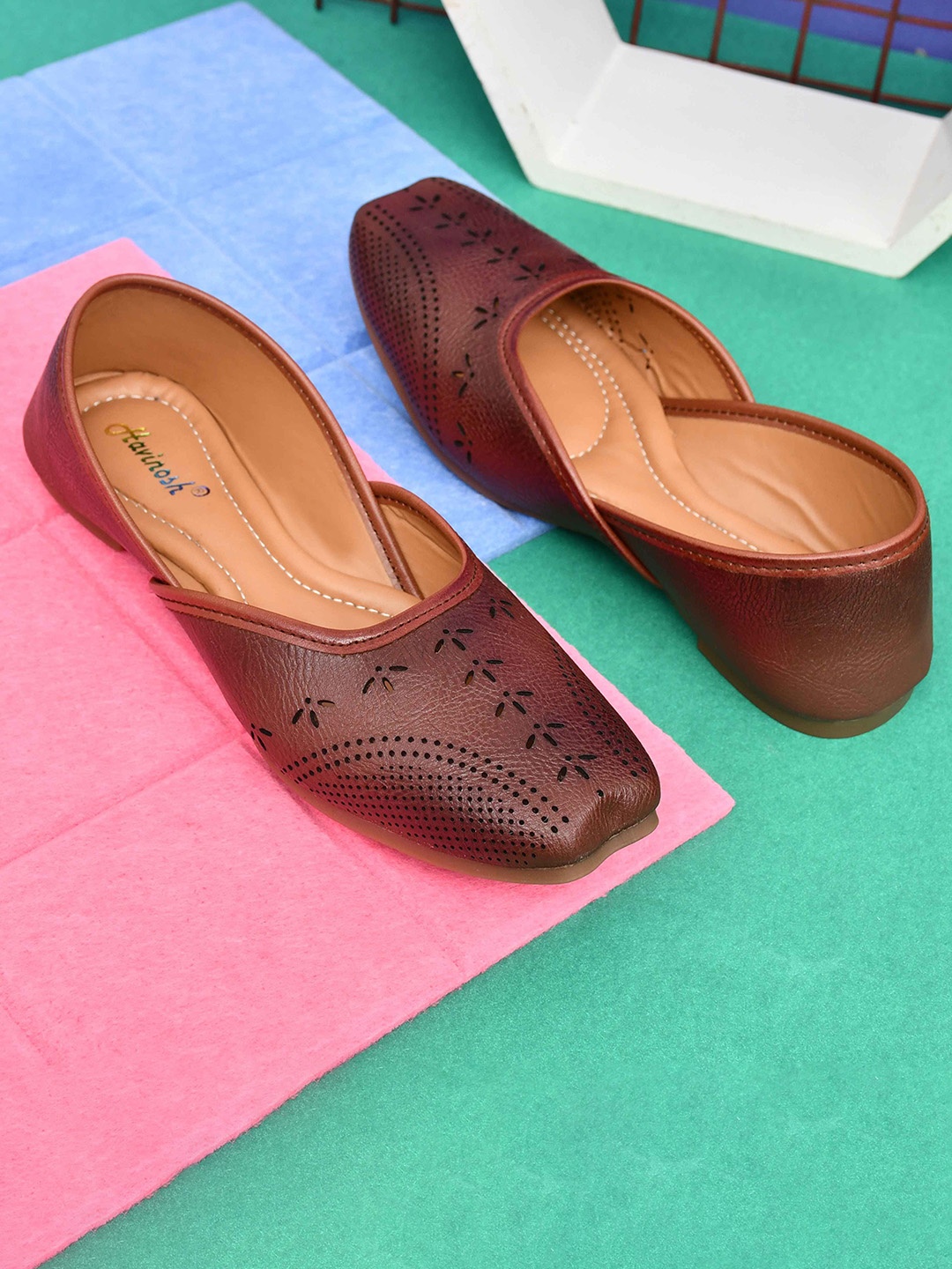 

HAVINOSH Women Lightweight Ballerinas, Brown