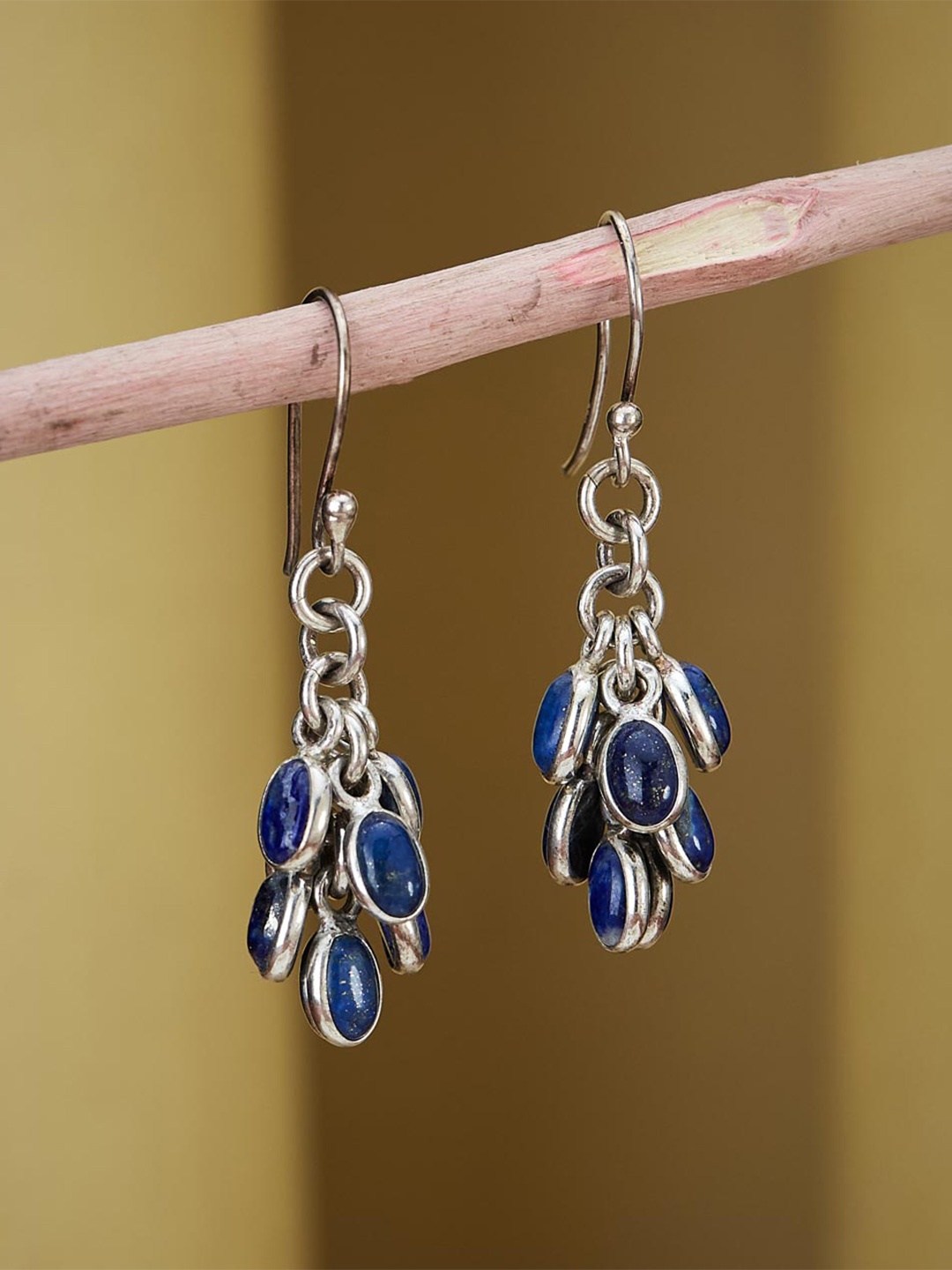 

Fabindia Contemporary Drop Earrings, Silver