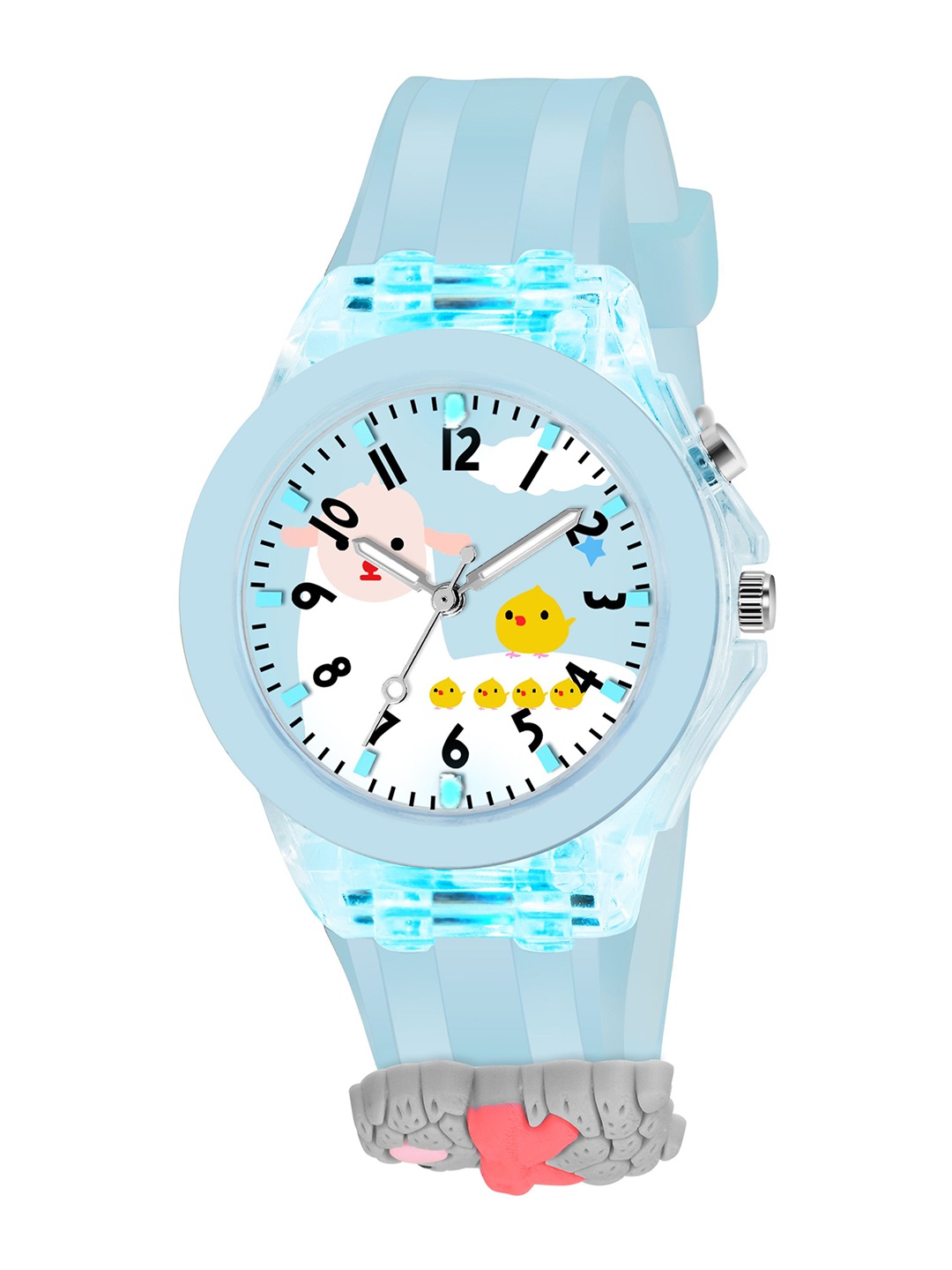 

THE SHOPOHOLIC Unisex Kids Dial & Straps Watch Sky Penguine, Navy blue