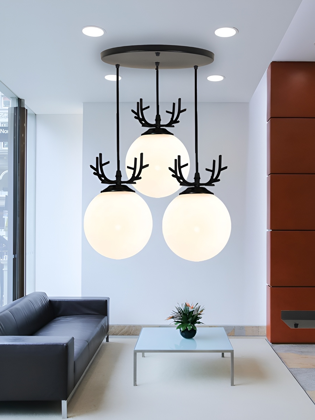 

GAUVIK Black Ceiling Lamp