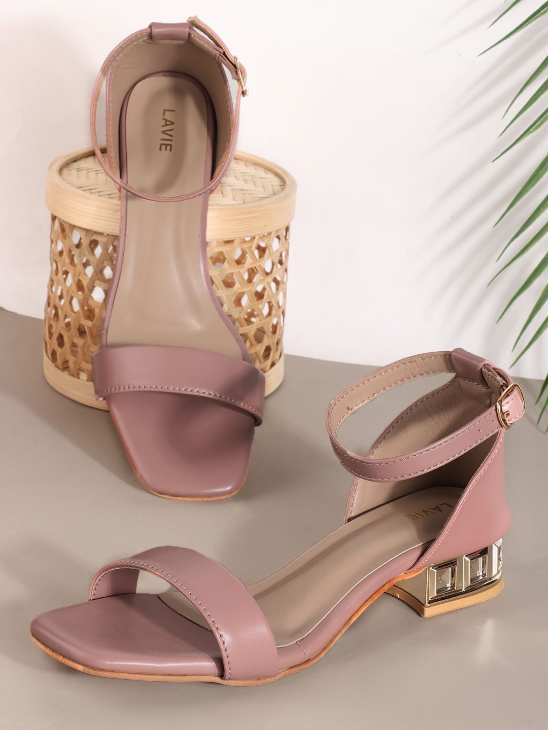 

Lavie Party Block Sandals, Nude