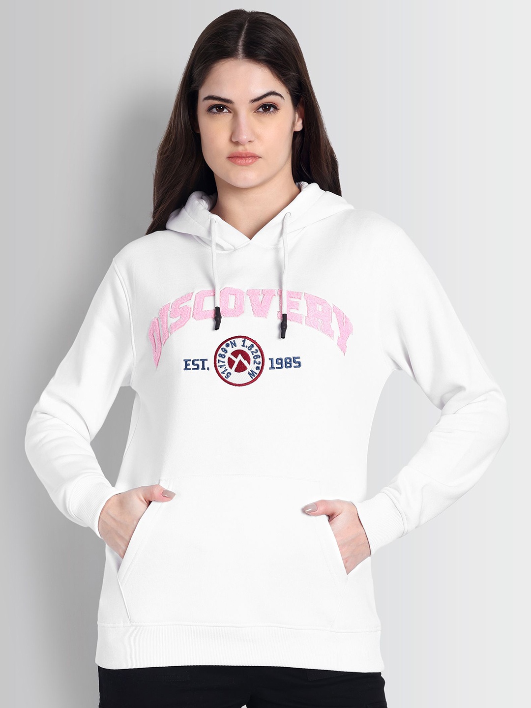 

DCYPHR Women Sweatshirt, White
