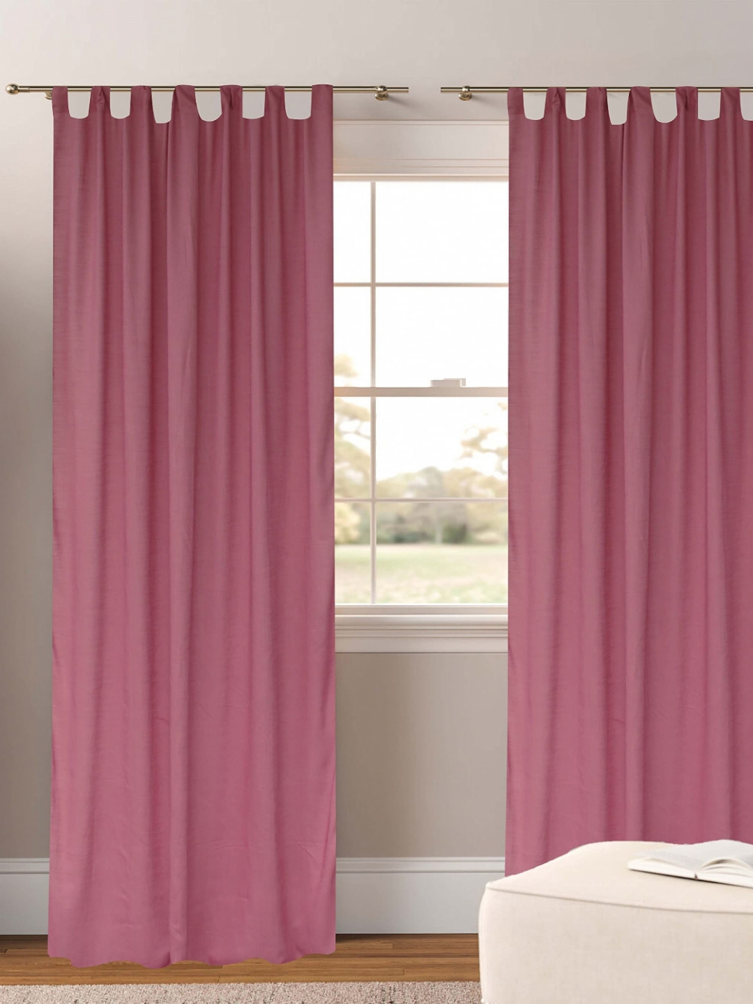 

Dekor World Multicoloured Set of 2 Sheer Long Door Curtain, Multi