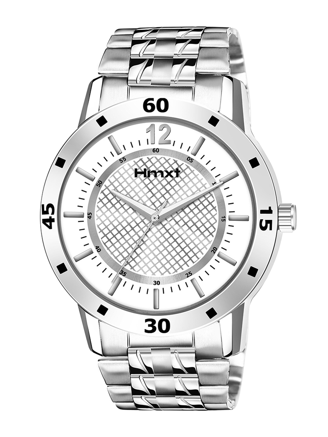 

HMXT Men Dial & Stainless Steel Straps Analogue Watch HMXT-126, White