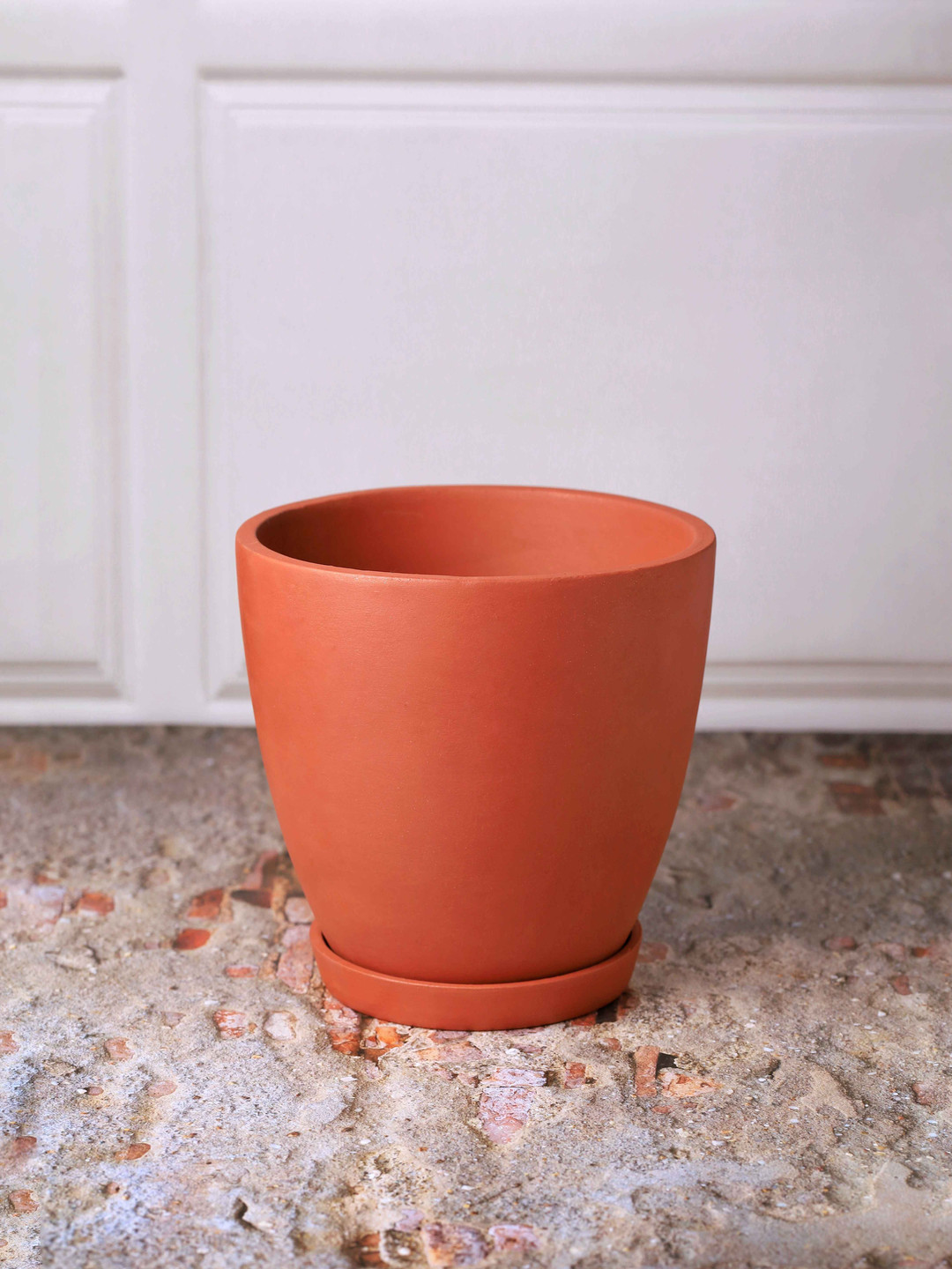 

The handicraftian 4Pc Brown Small Hexane Planters