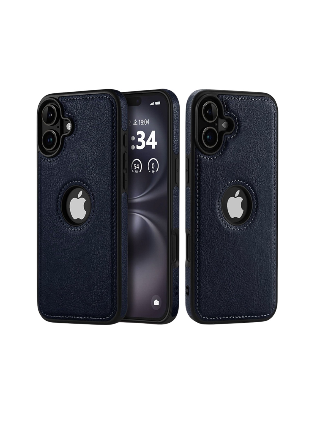 

LIRAMARK Solid Printed iPhone 16 Plus Back Case Mobile Accessories, Blue