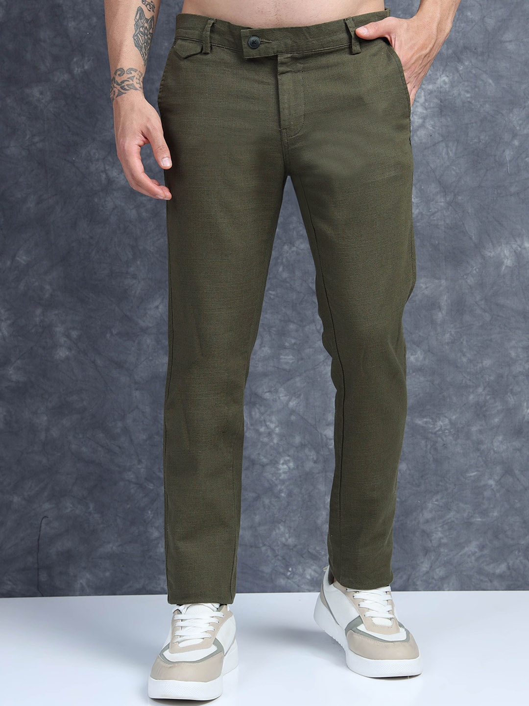 

Moda Rapido Men Brooklyn Trousers, Green