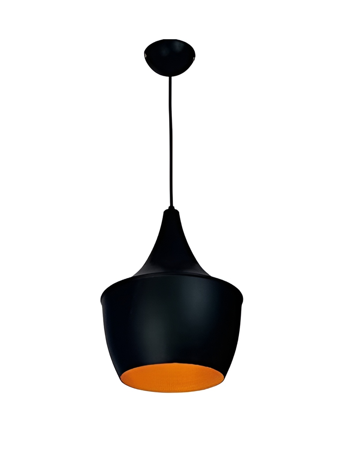 

GAUVIK Black & Orange Aluminium Ceiling Lamp