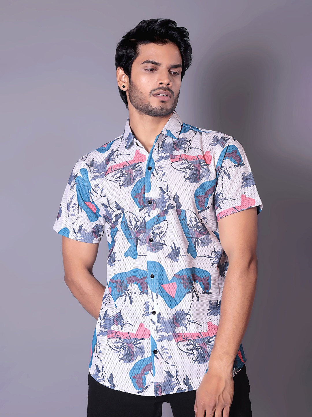 

FITODA FASHION Men Floral Opaque Printed Casual Shirt, Multi