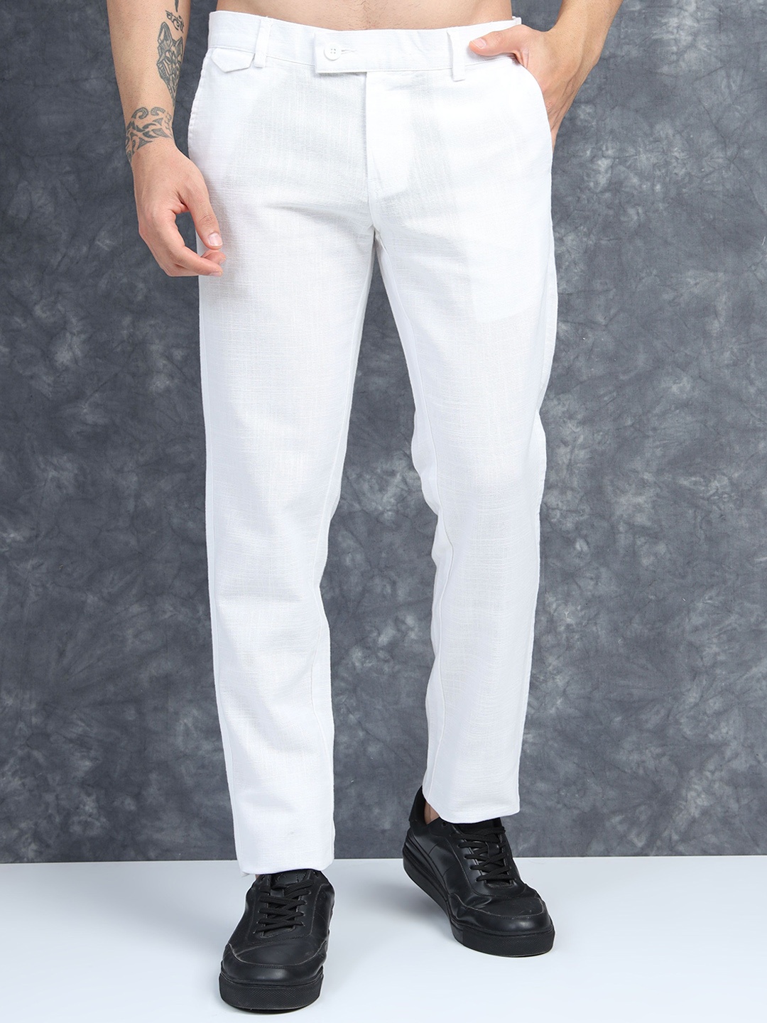 

Moda Rapido Men Brooklyn Trousers, White