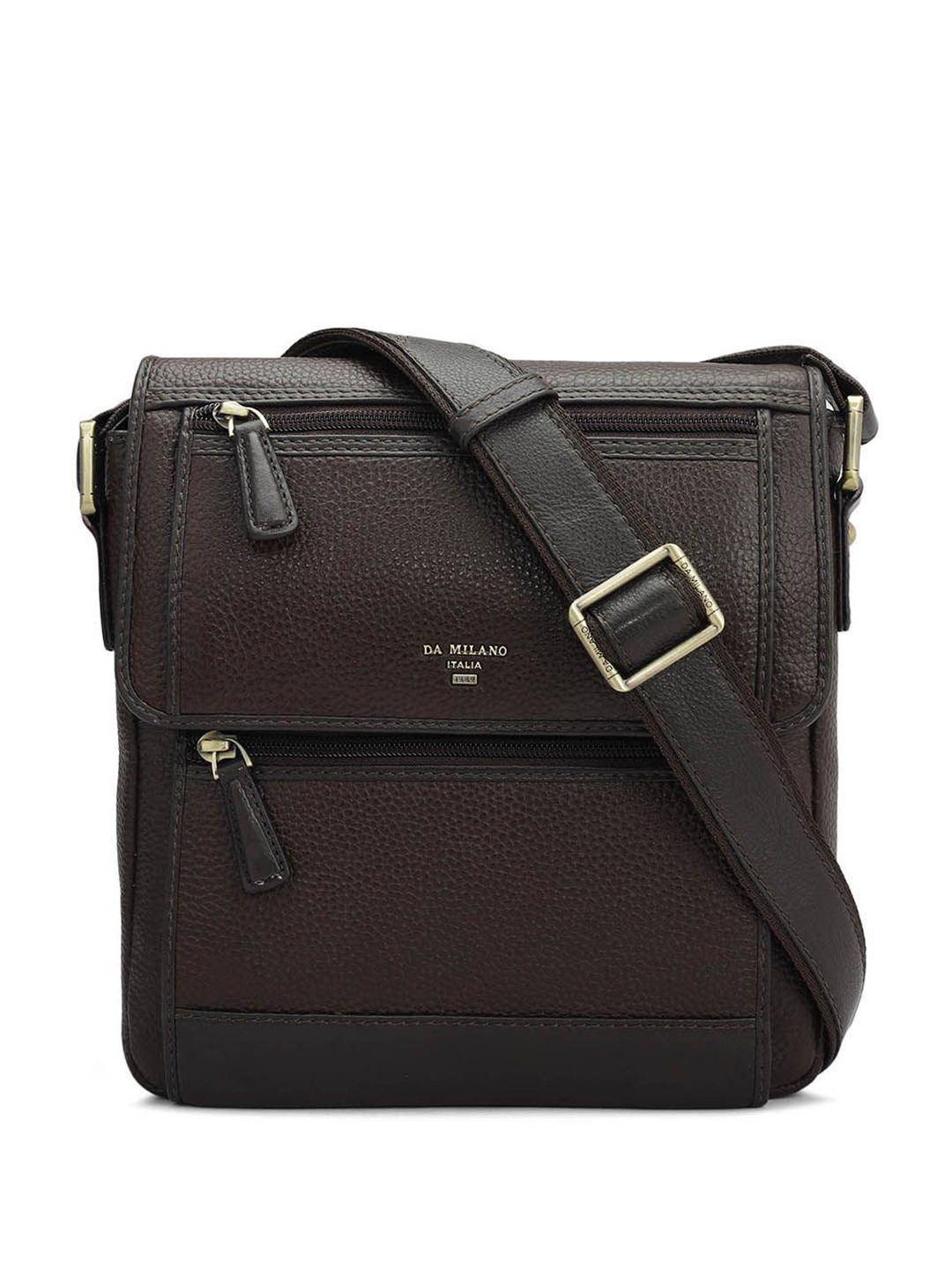 

Da Milano Men Messenger Bag, Brown