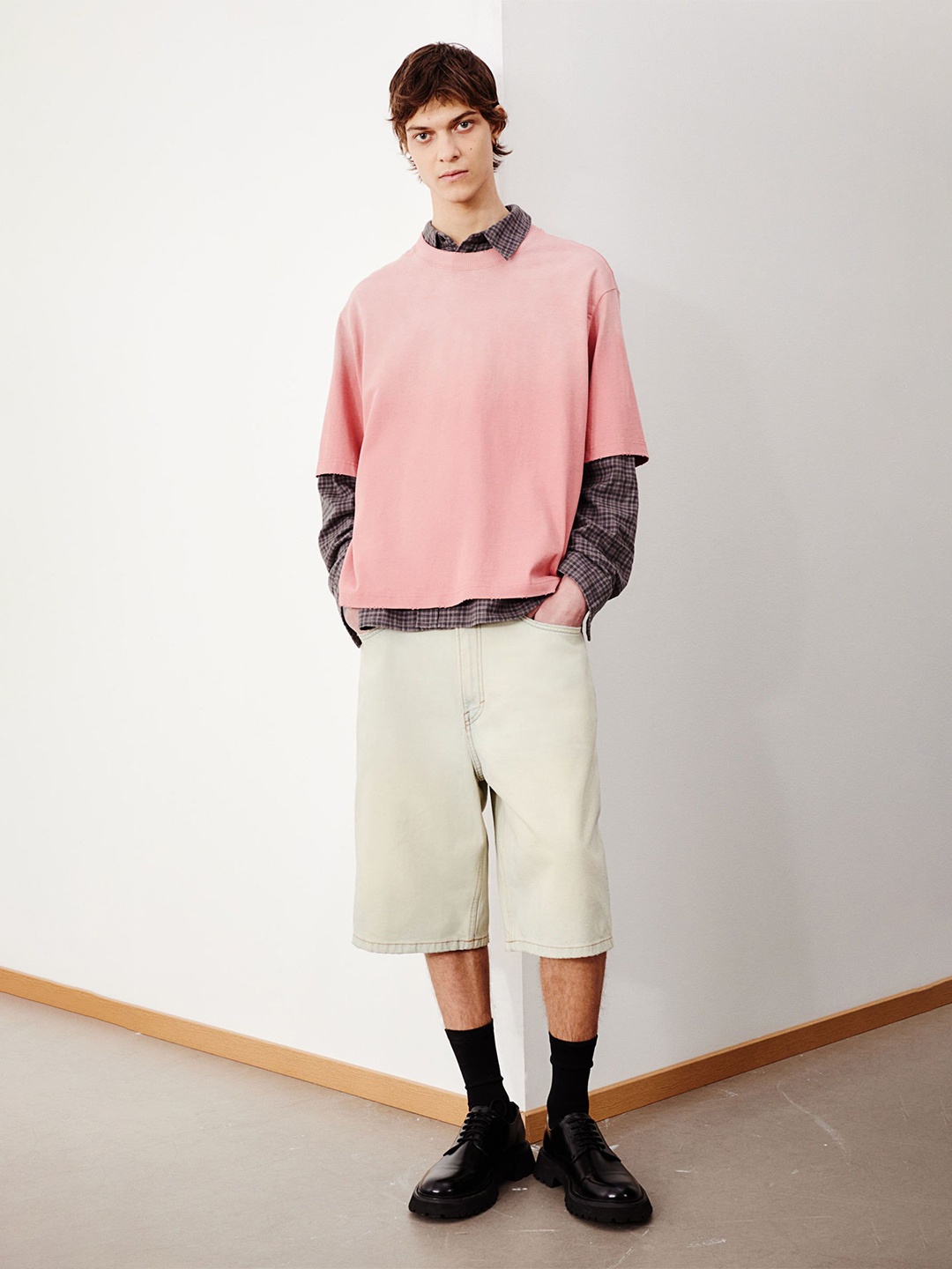 

H&M Oversized Fit T-Shirt, Pink
