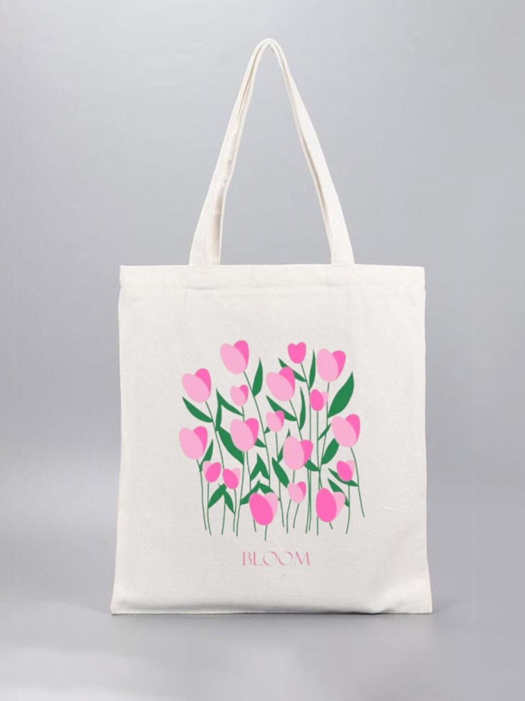 

Nafco Printed Oversized Shopper Tote Bag, White
