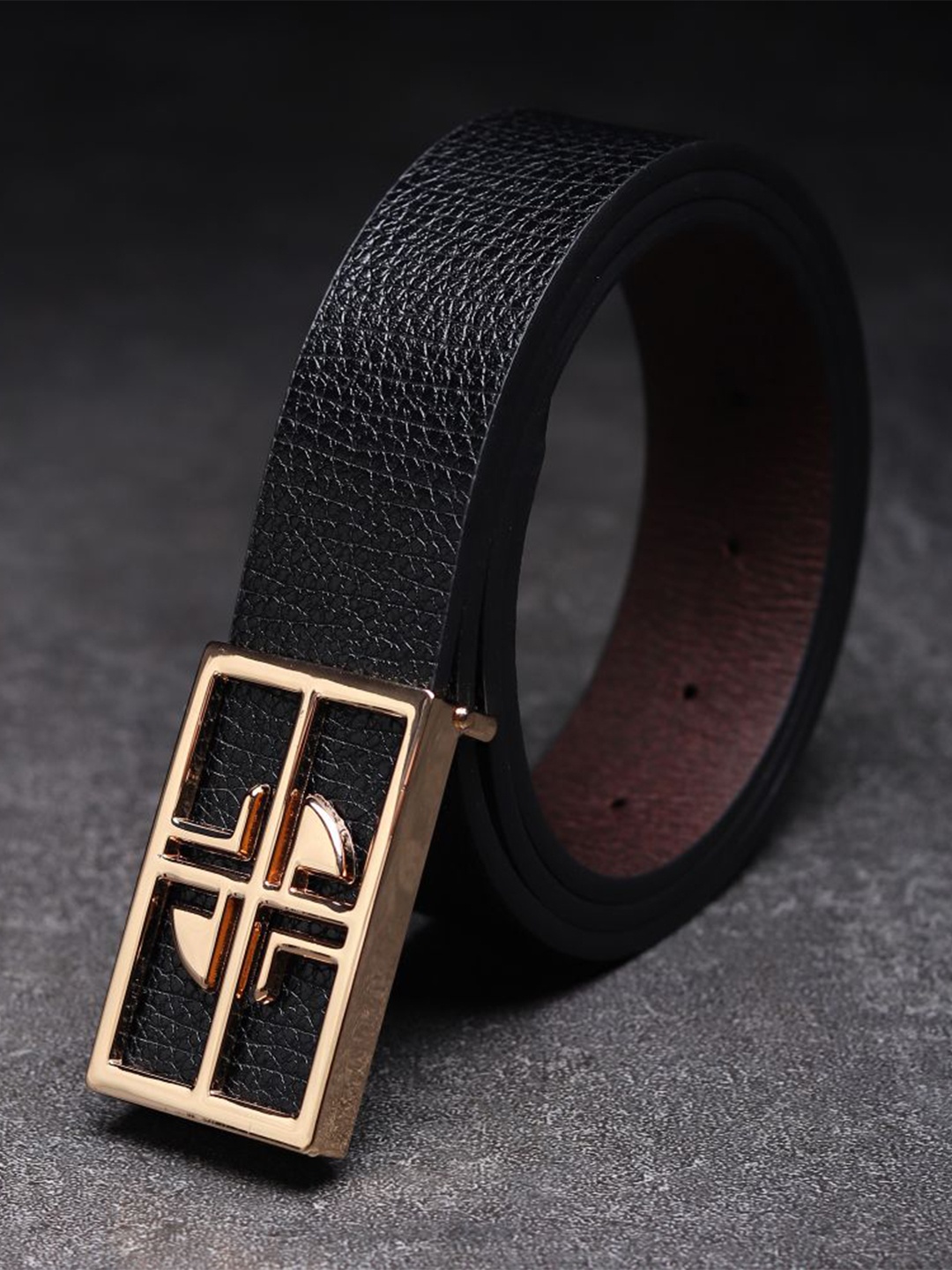 

Killer Men Textured Reversible Belt, Black